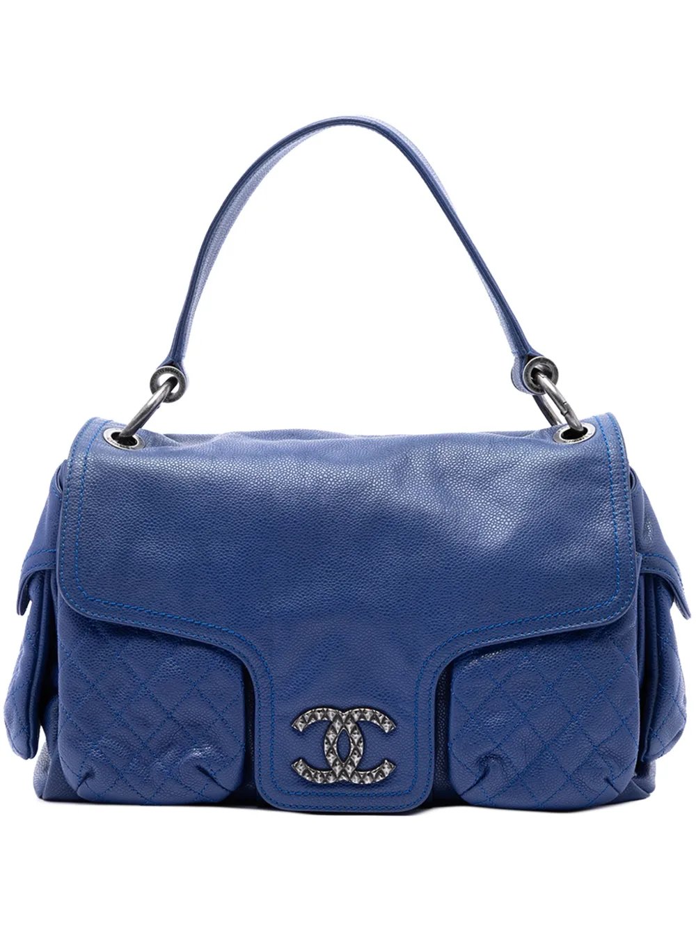 2009-2010 Glazed Caviar Coco Rider Multi Pocket Rider Flap handbag