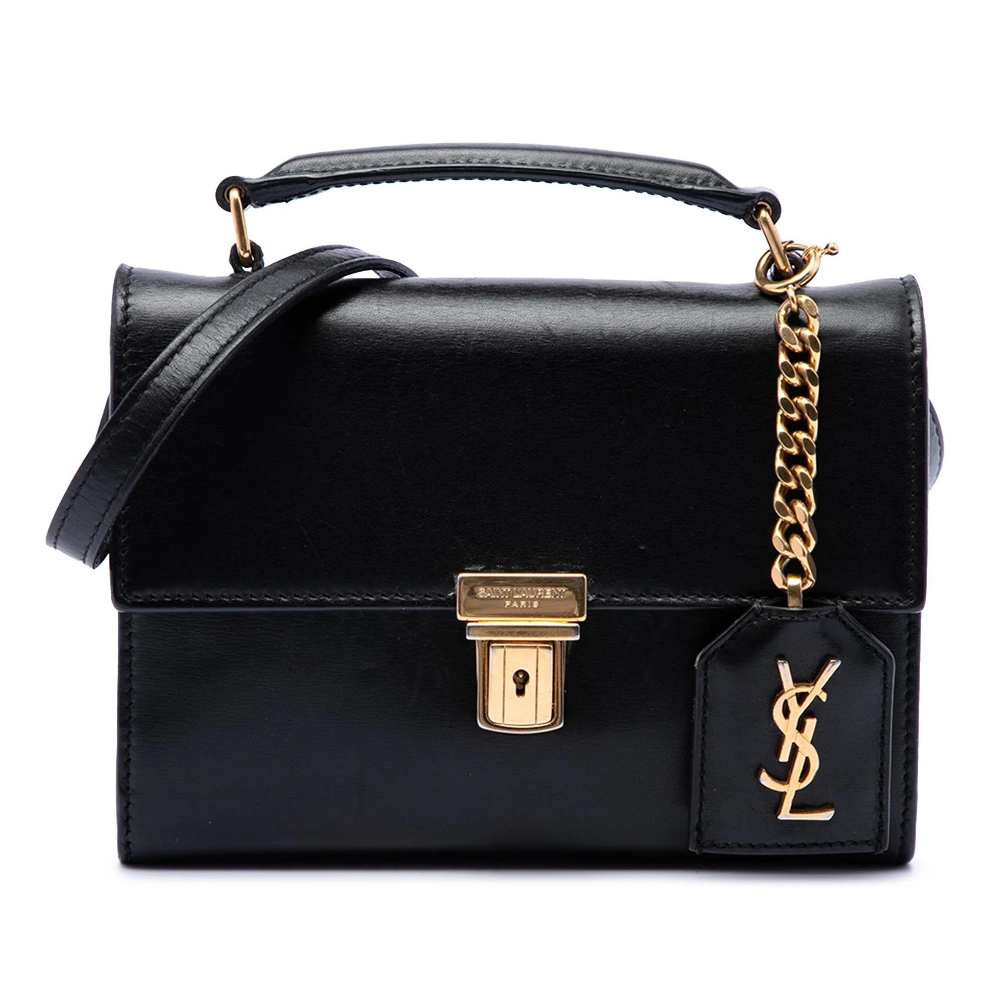 High School pony-style calfskin handbag