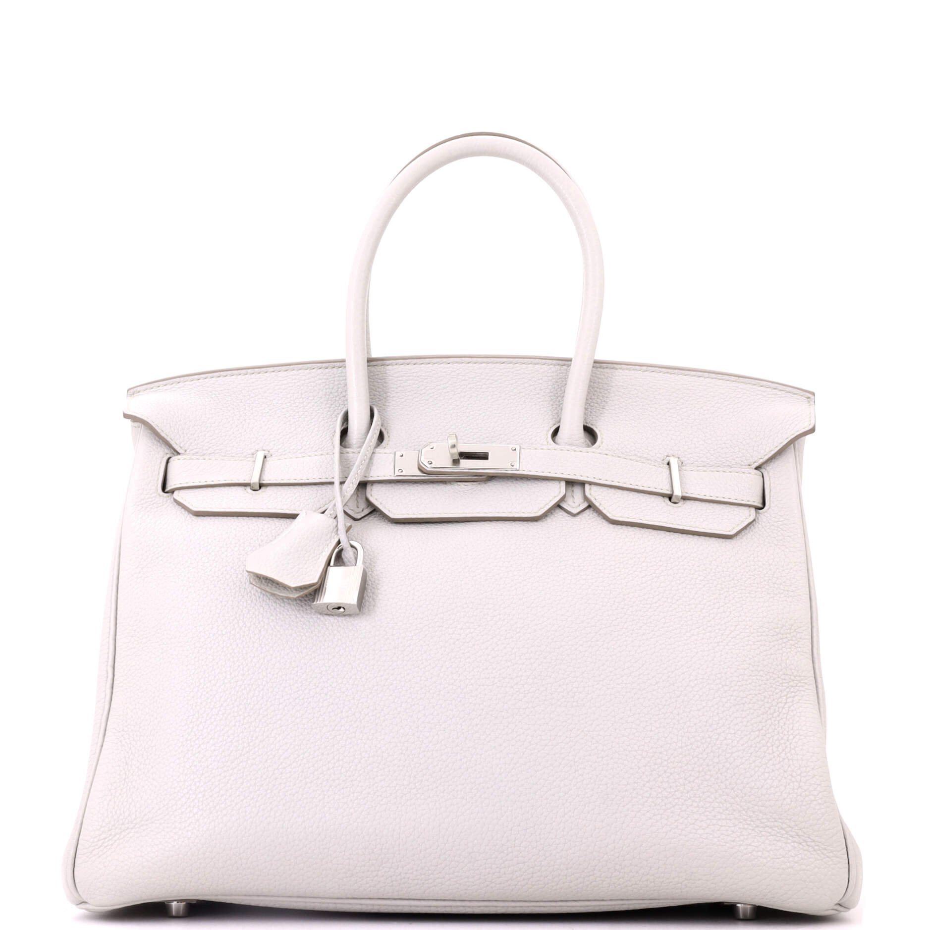 Hermes Birkin Handbag Grey Togo with Palladium Hardware 35