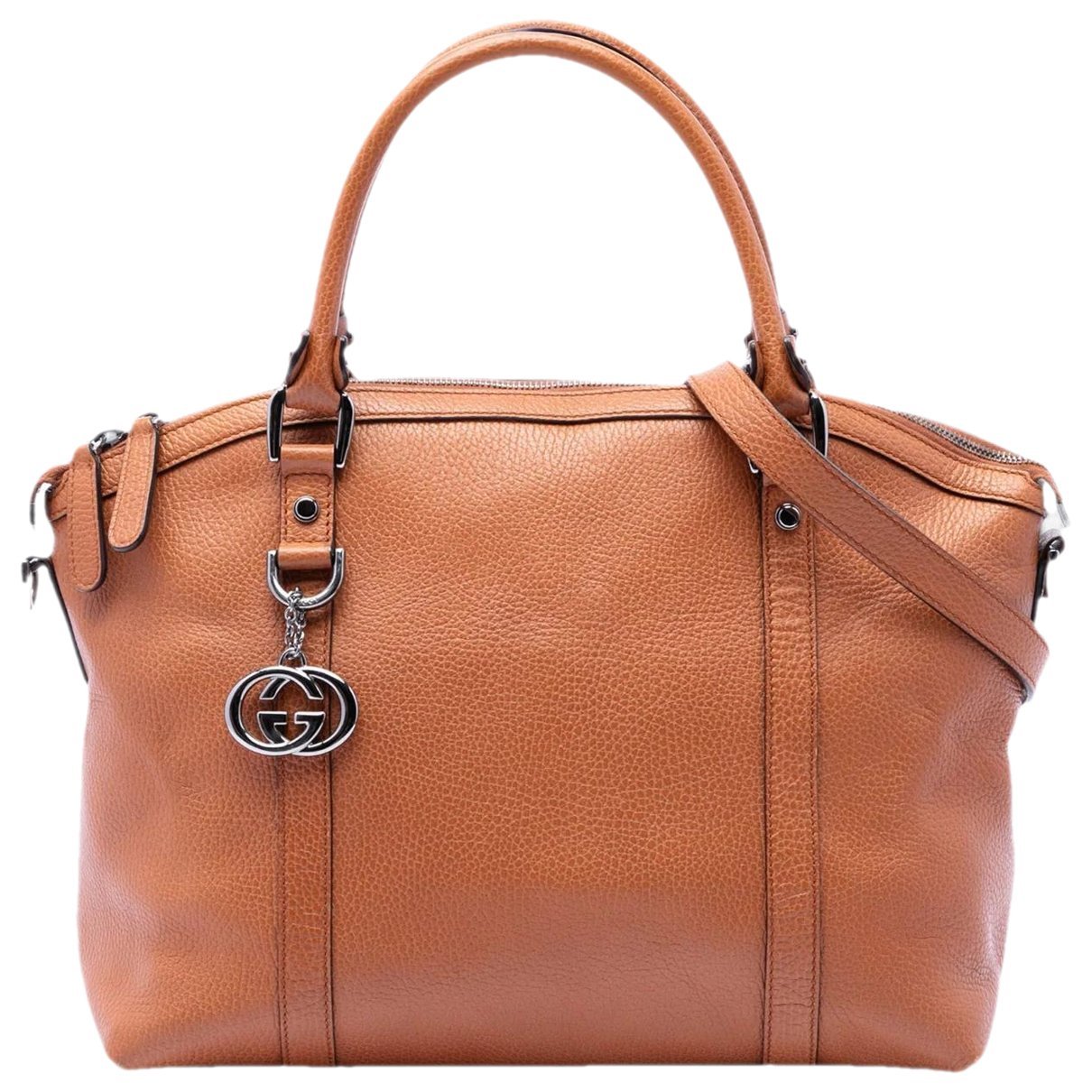 Dôme leather satchel