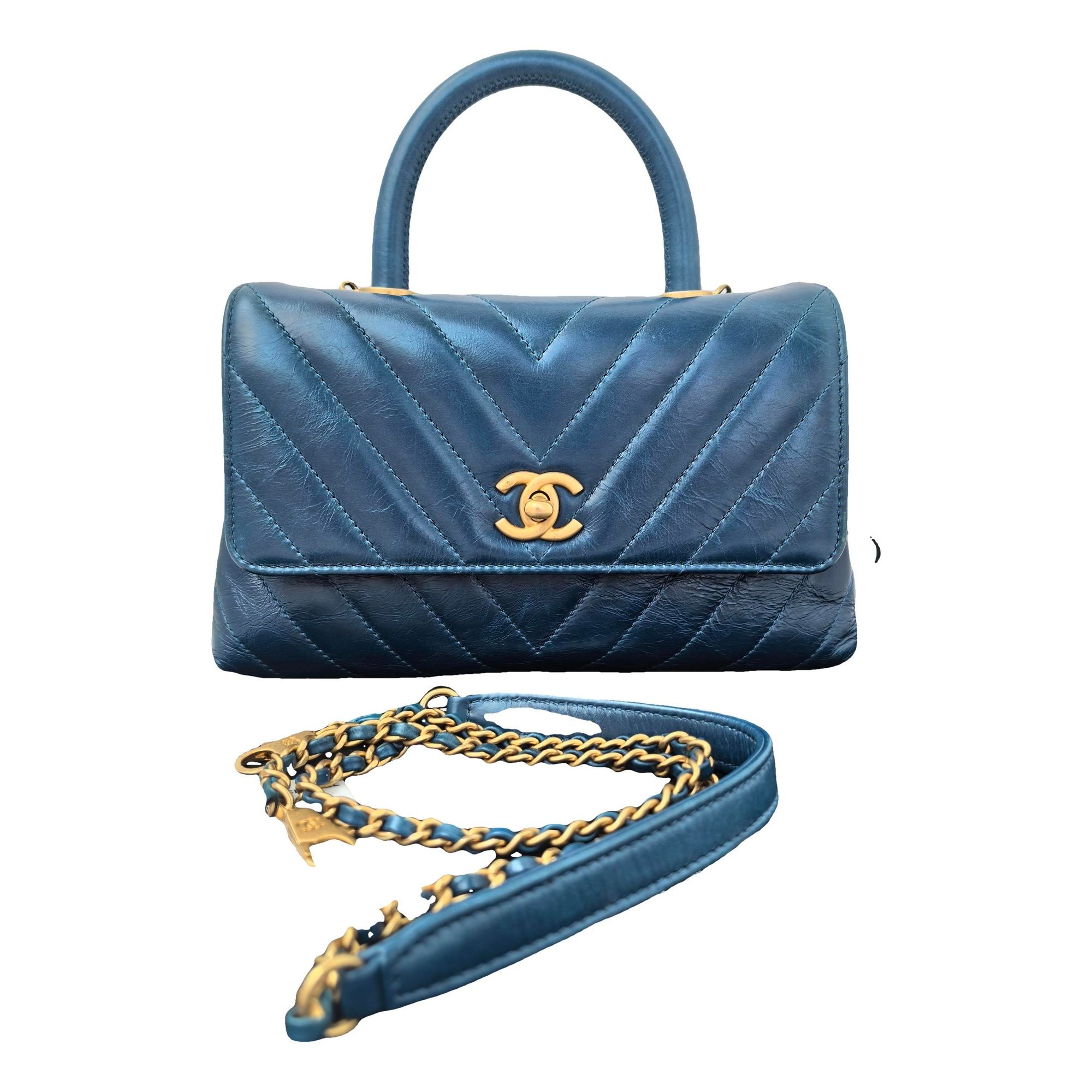 Coco Handle leather handbag