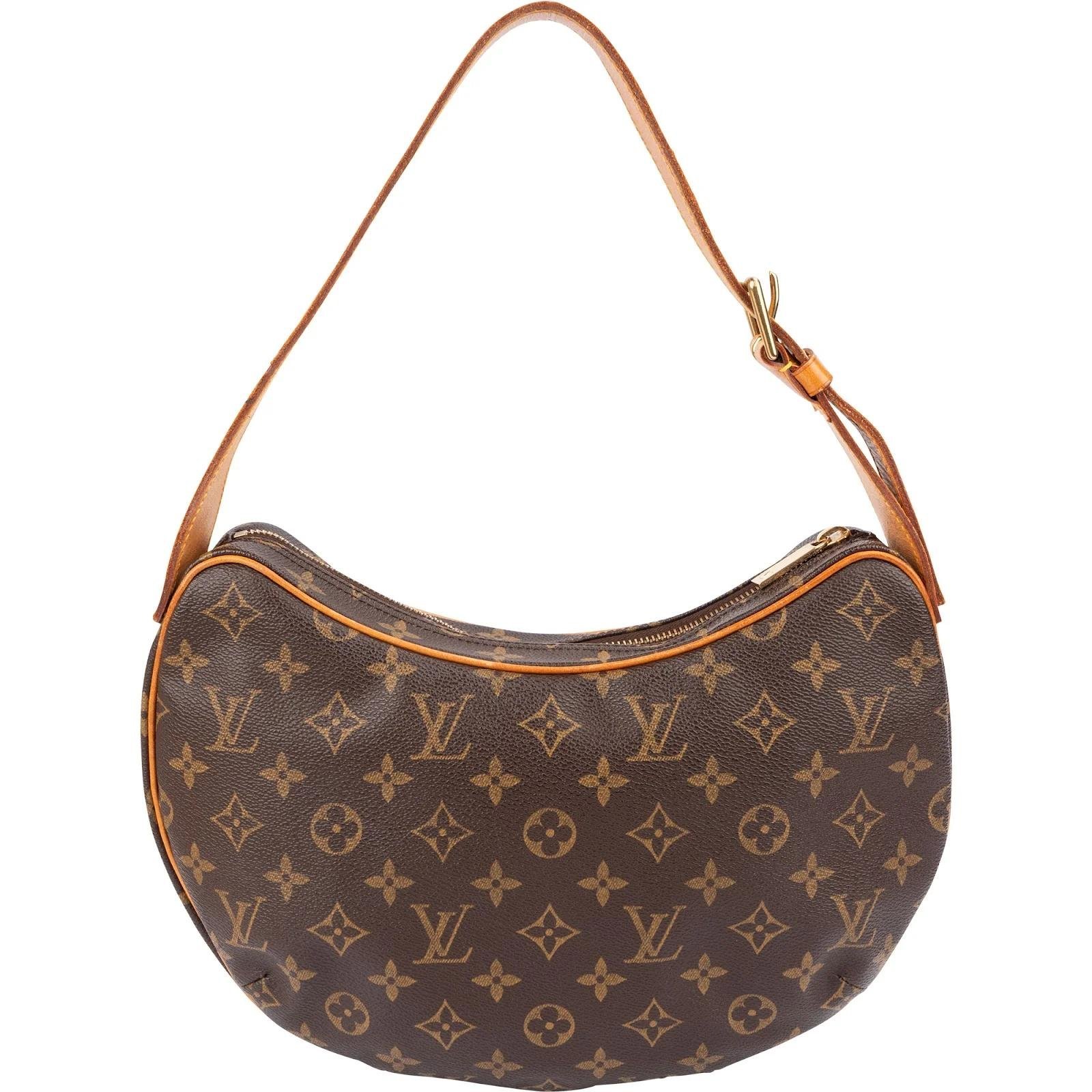 Croissant leather handbag