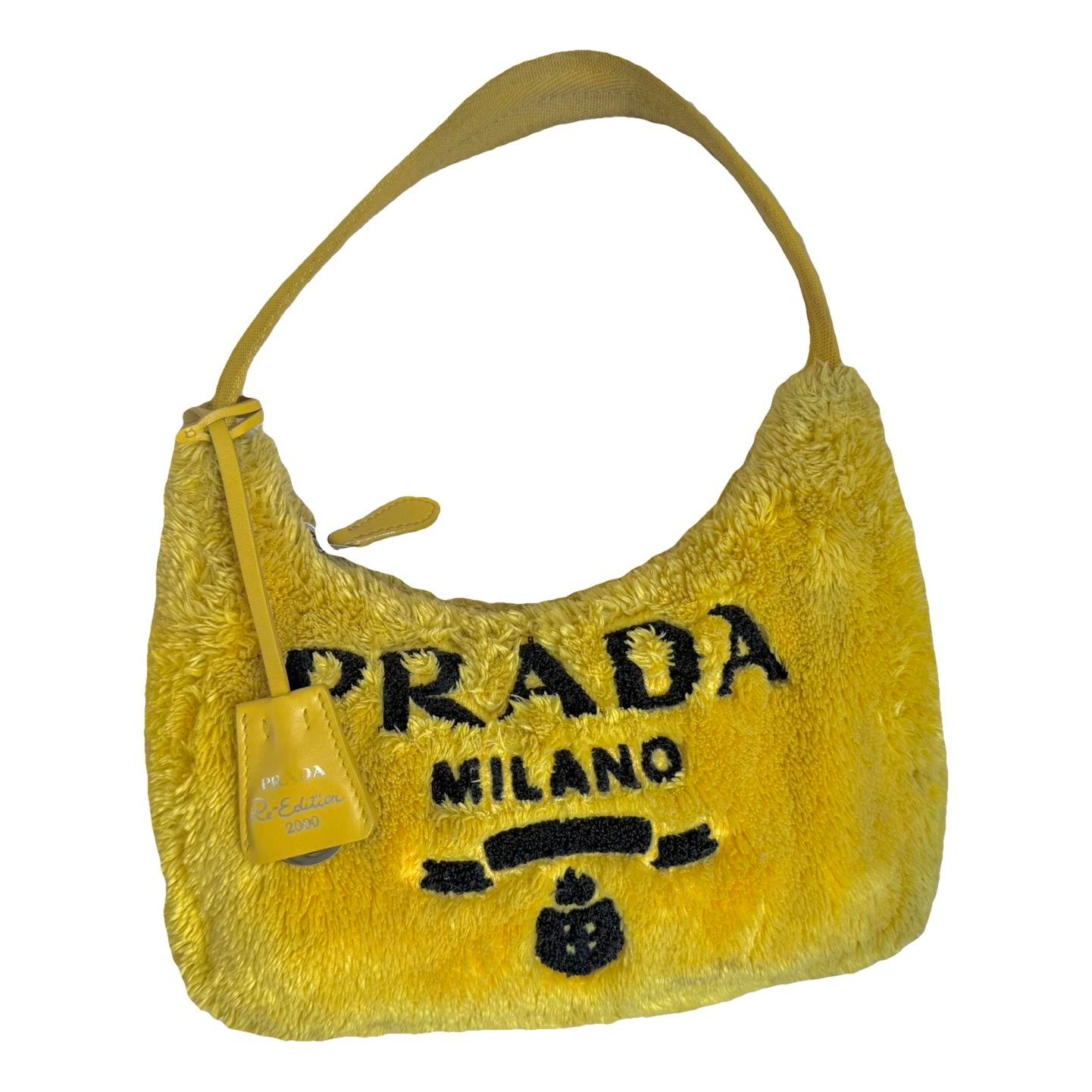 Re-Edition 2000 faux fur handbag