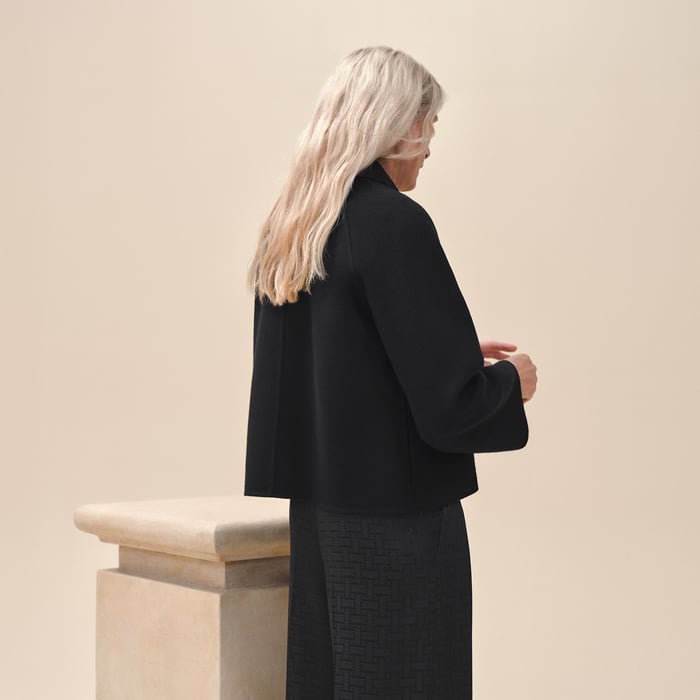 Noir Cashmere Jacket
