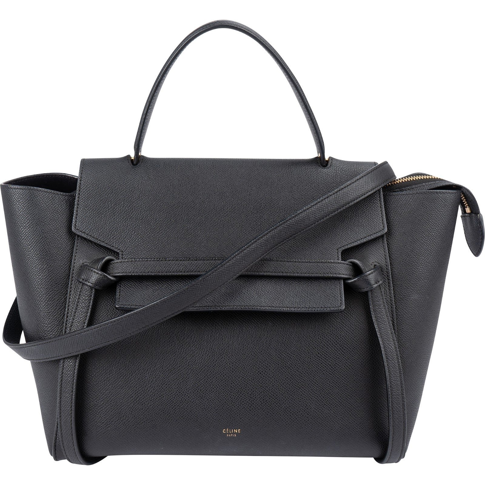 Belt leather handbag