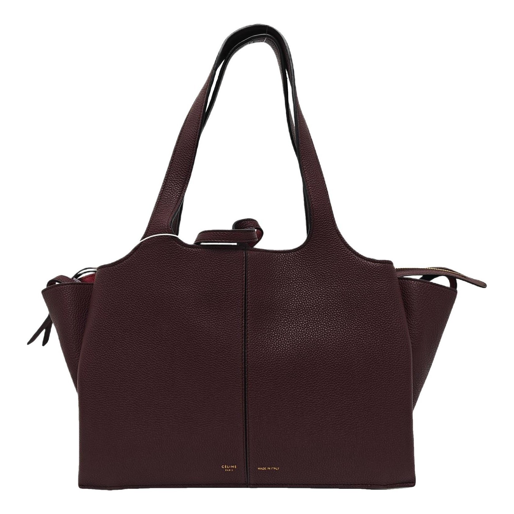 Tri-Fold leather tote
