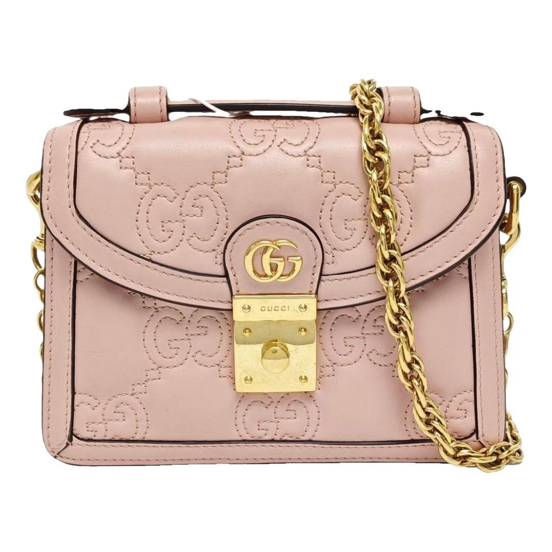 Ophidia Flap Top Handle leather handbag