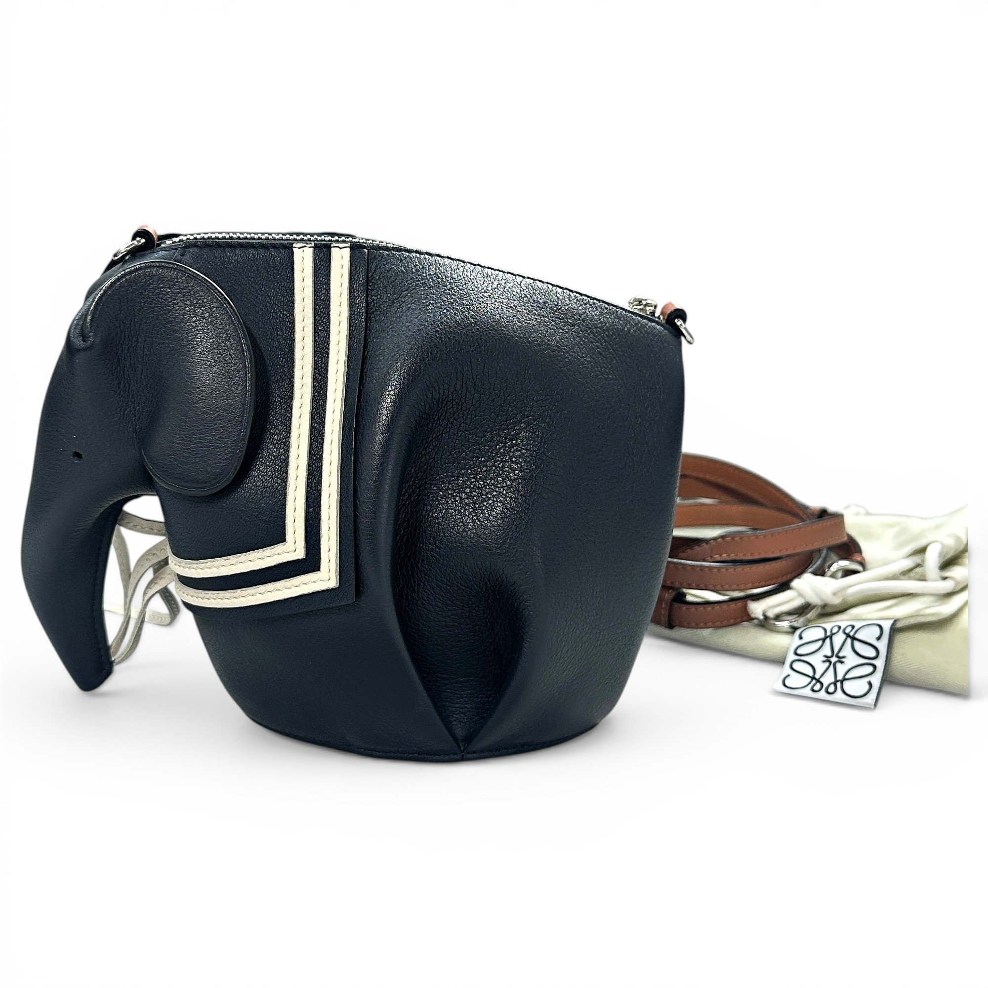 Animals leather handbag