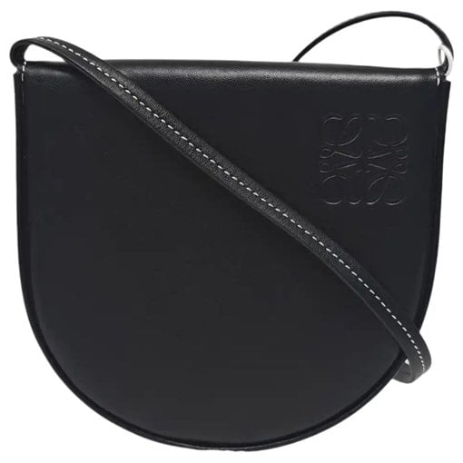 Heel leather crossbody bag