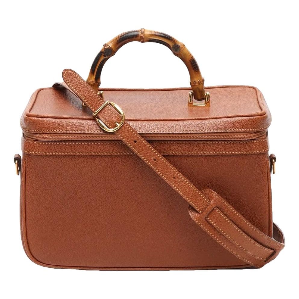 Bamboo leather handbag