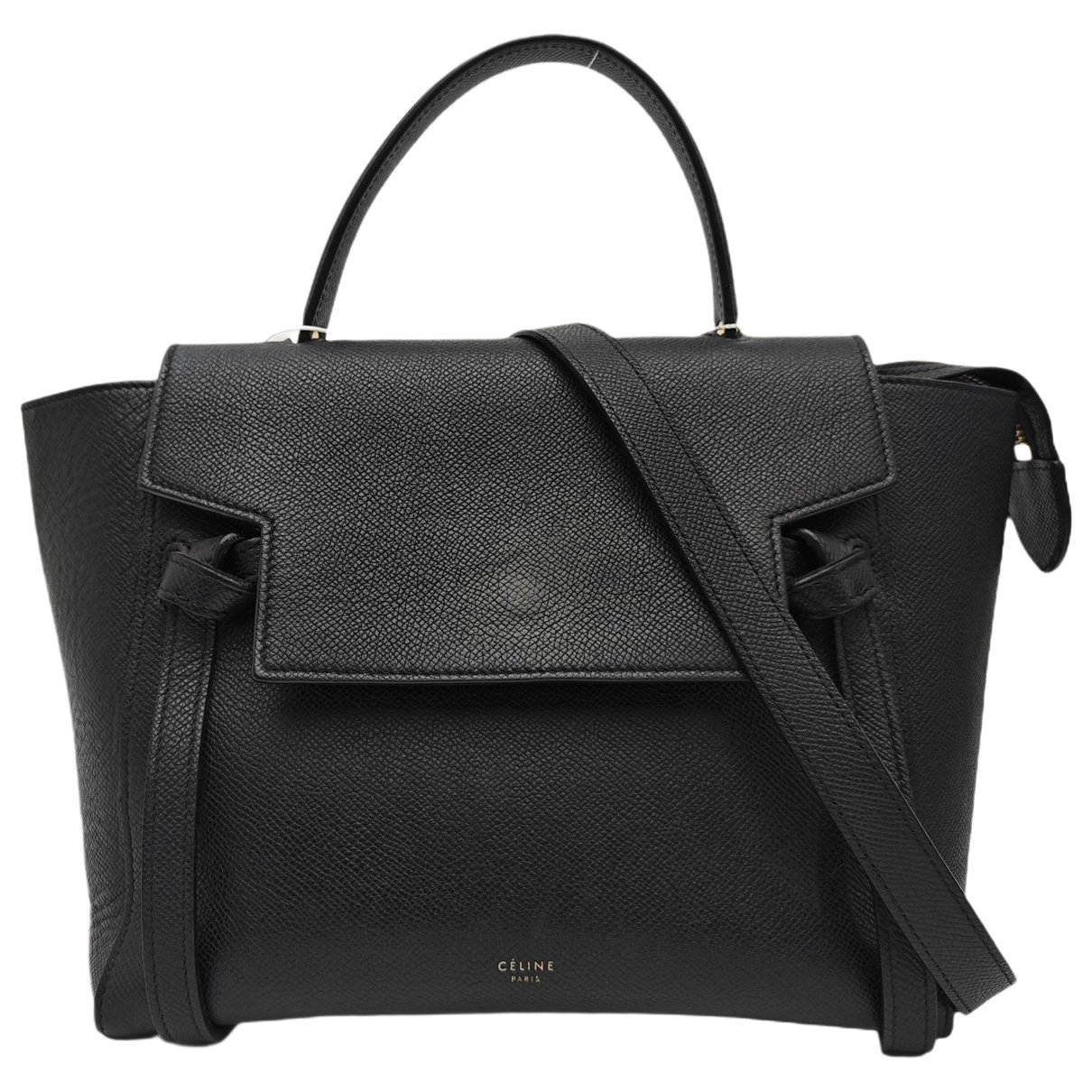 Belt leather handbag