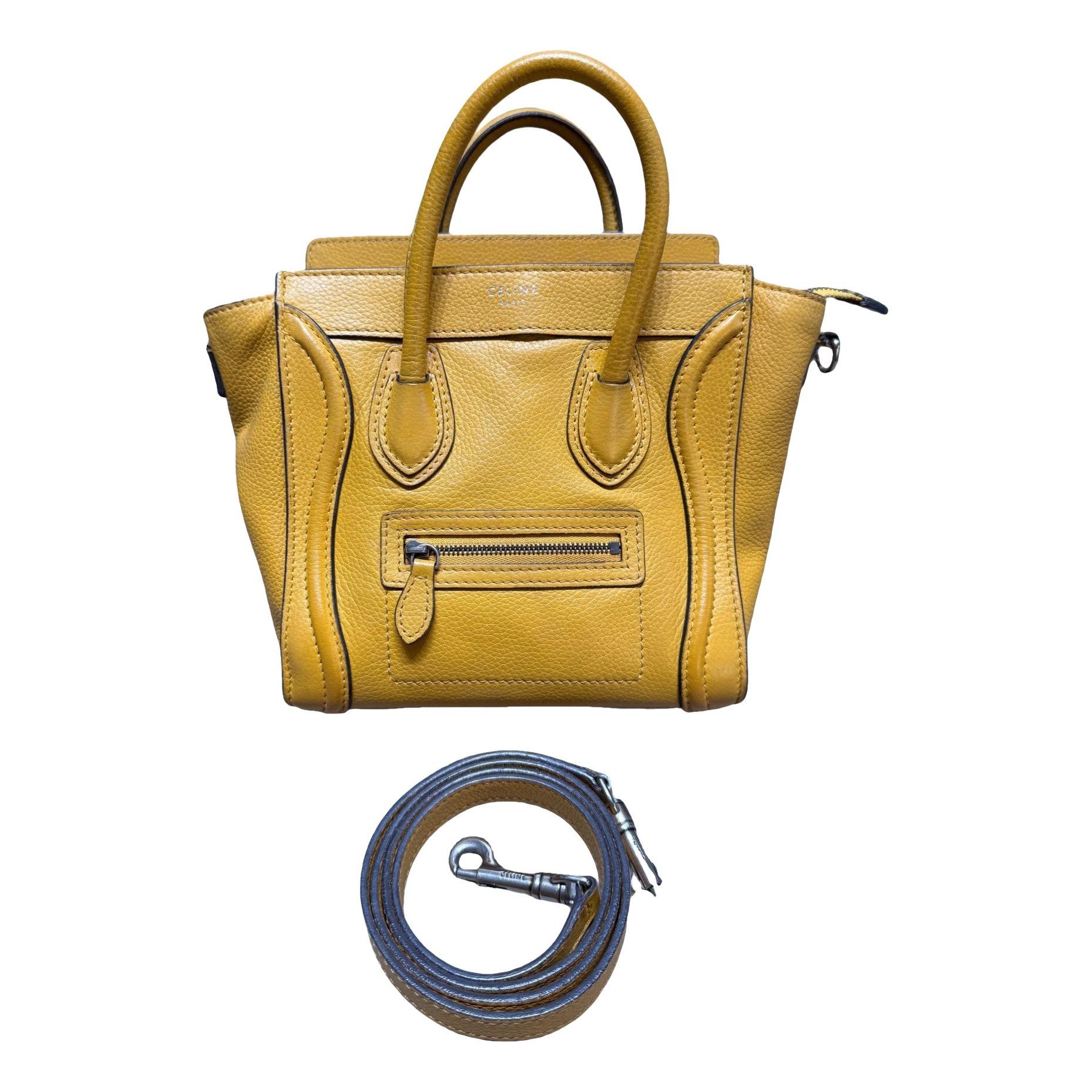Nano Luggage leather handbag