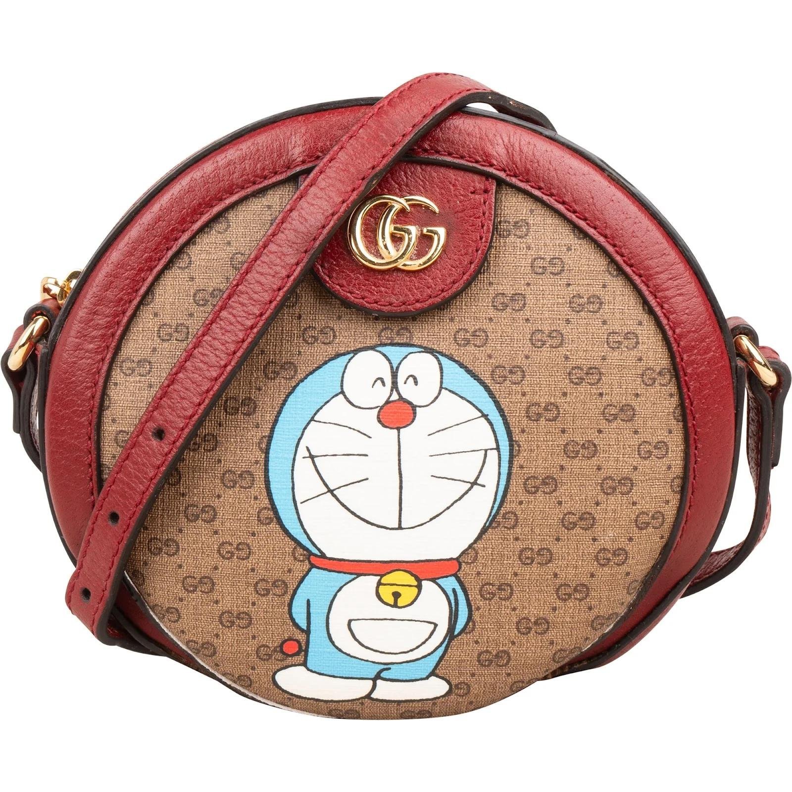 GG Marmont Round leather crossbody bag