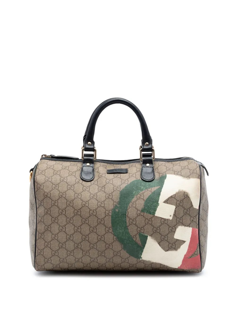 2000-2017 Medium GG Supreme Italian Flag Joy boston bag