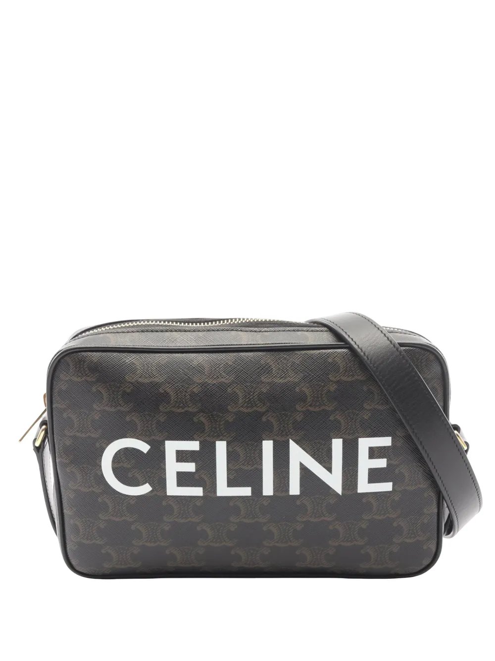2010-2026 Medium Triomphe Coated Canvas Logo crossbody bag