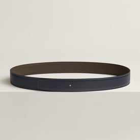 Reversible leather strap 32 mm