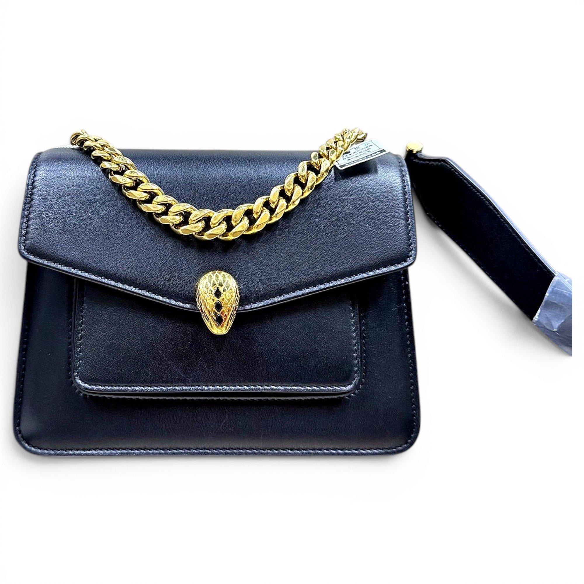 Bvlgari Serpenti leather handbag