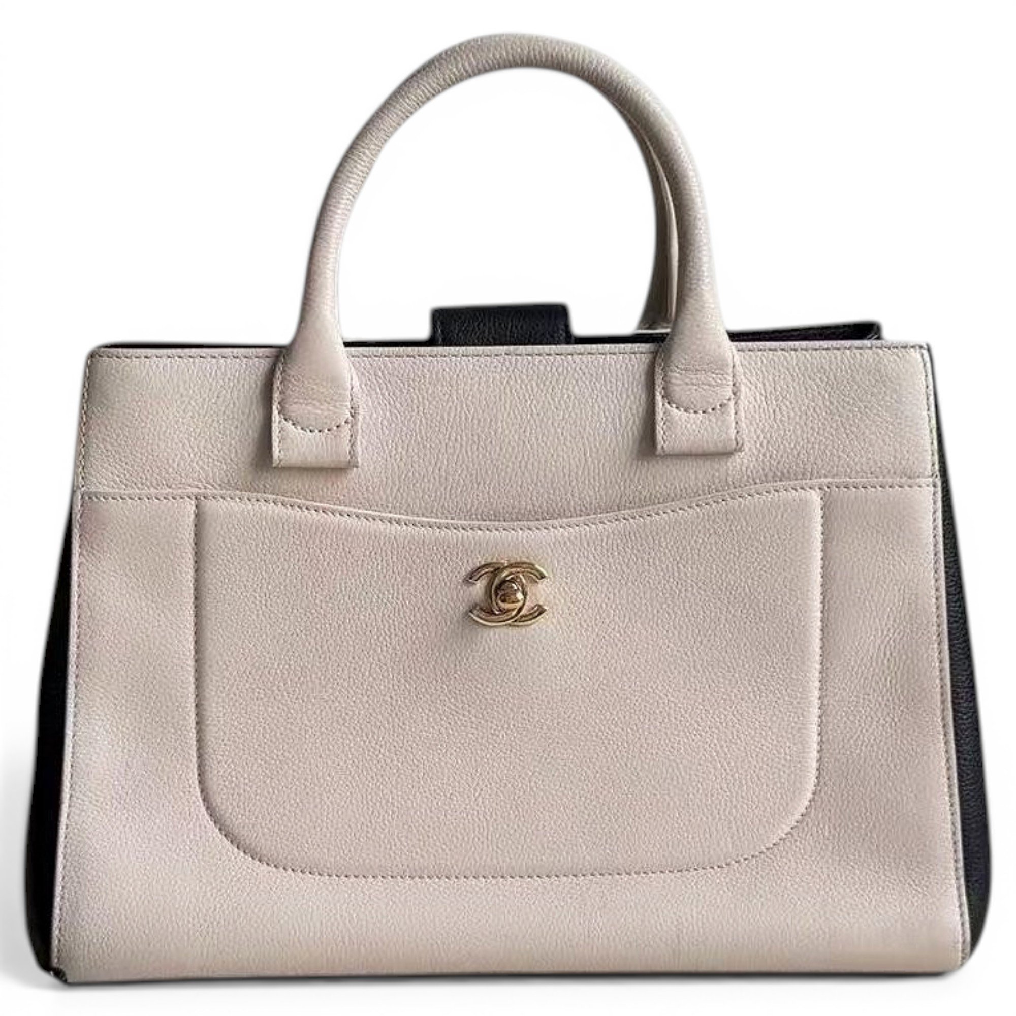 Petite Shopping Tote leather handbag