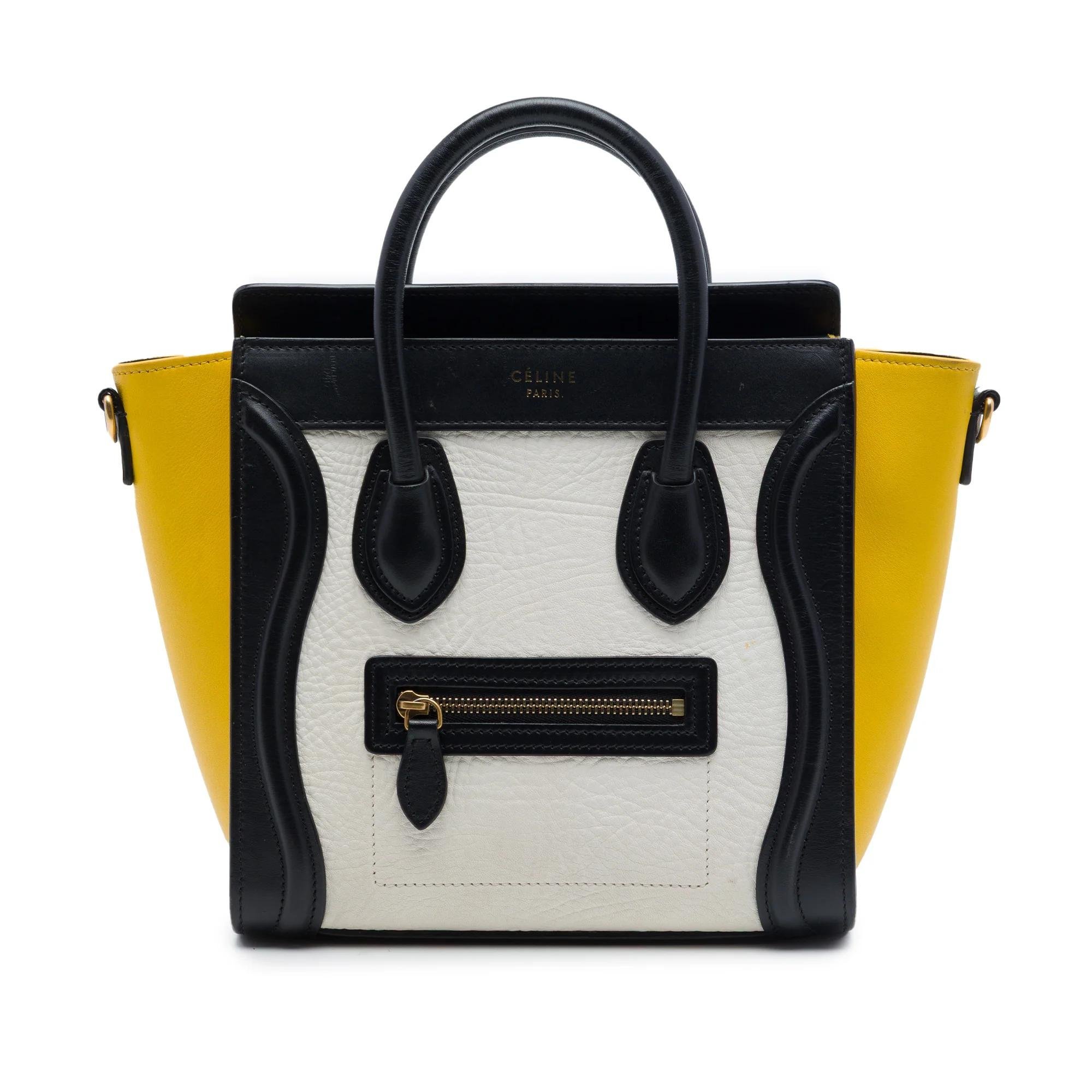 Luggage pony-style calfskin handbag