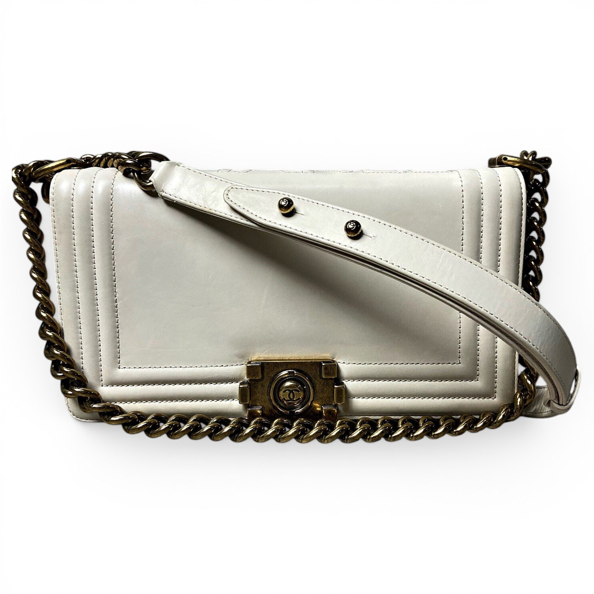 Boy leather crossbody bag