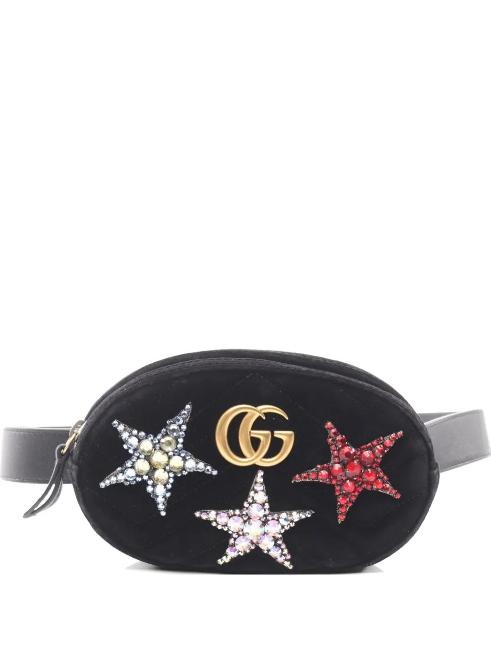 10S GG Marmont Rhinestone belt bag