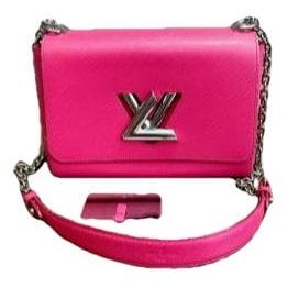 Twist leather handbag