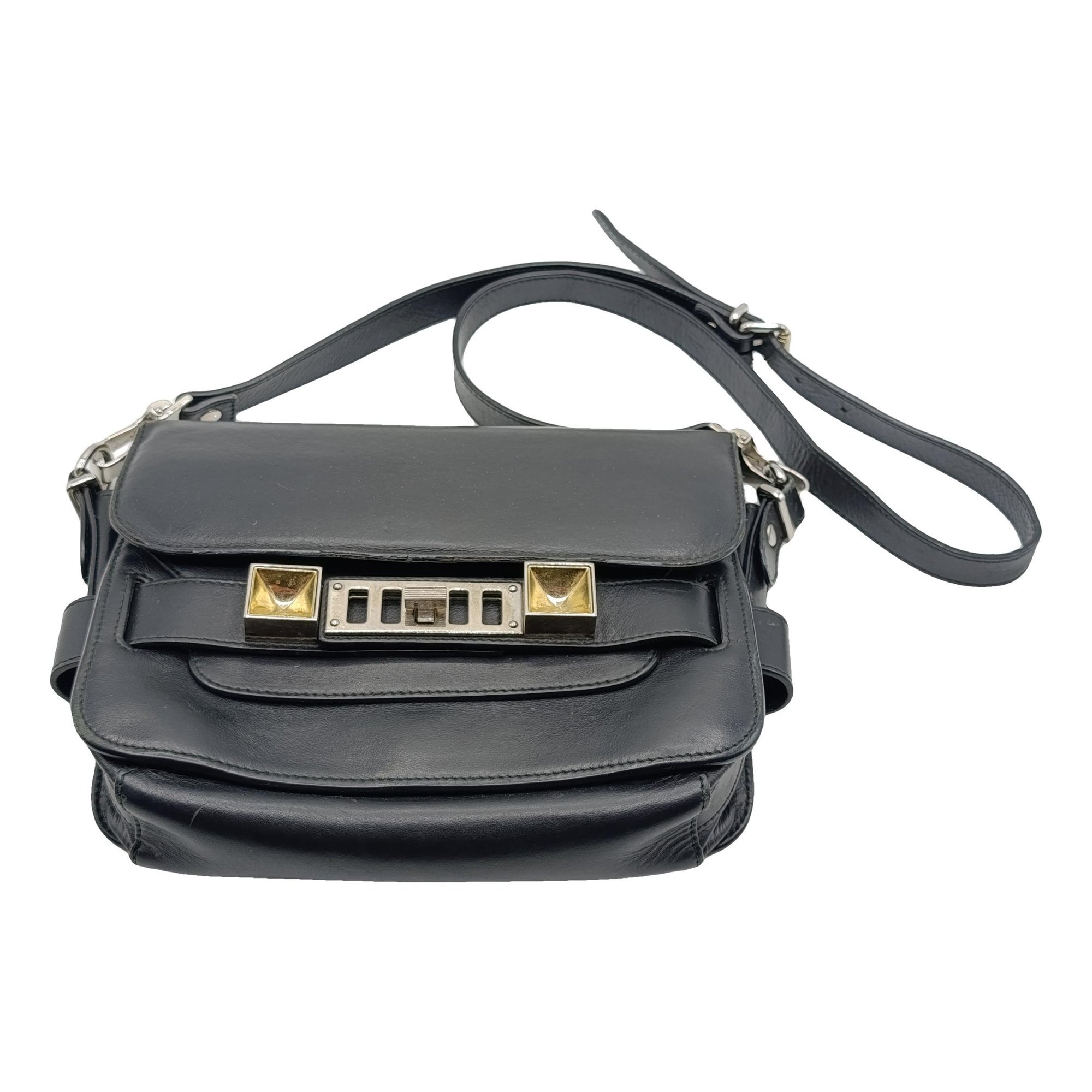 PS11 leather crossbody bag
