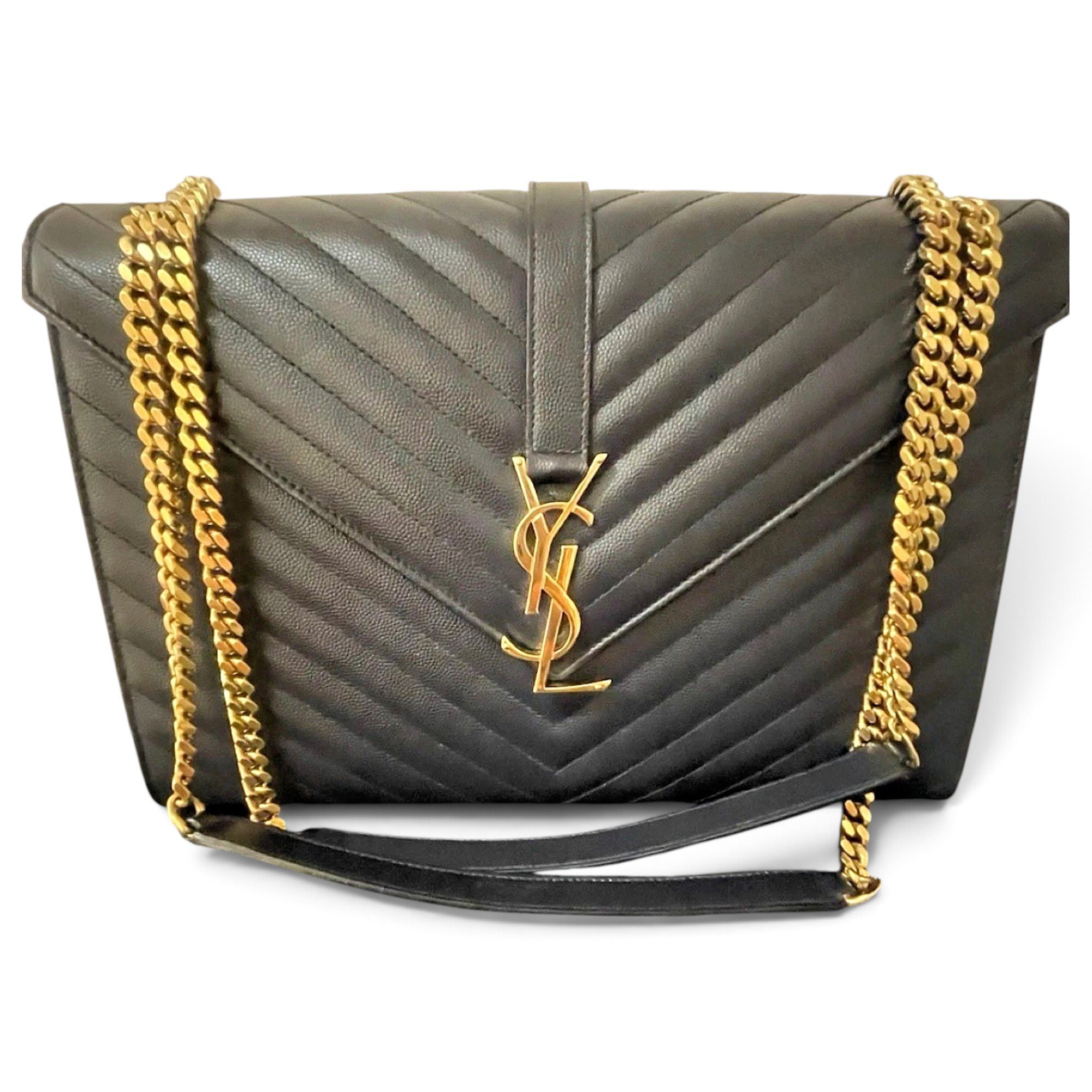 Collége monogramme leather handbag