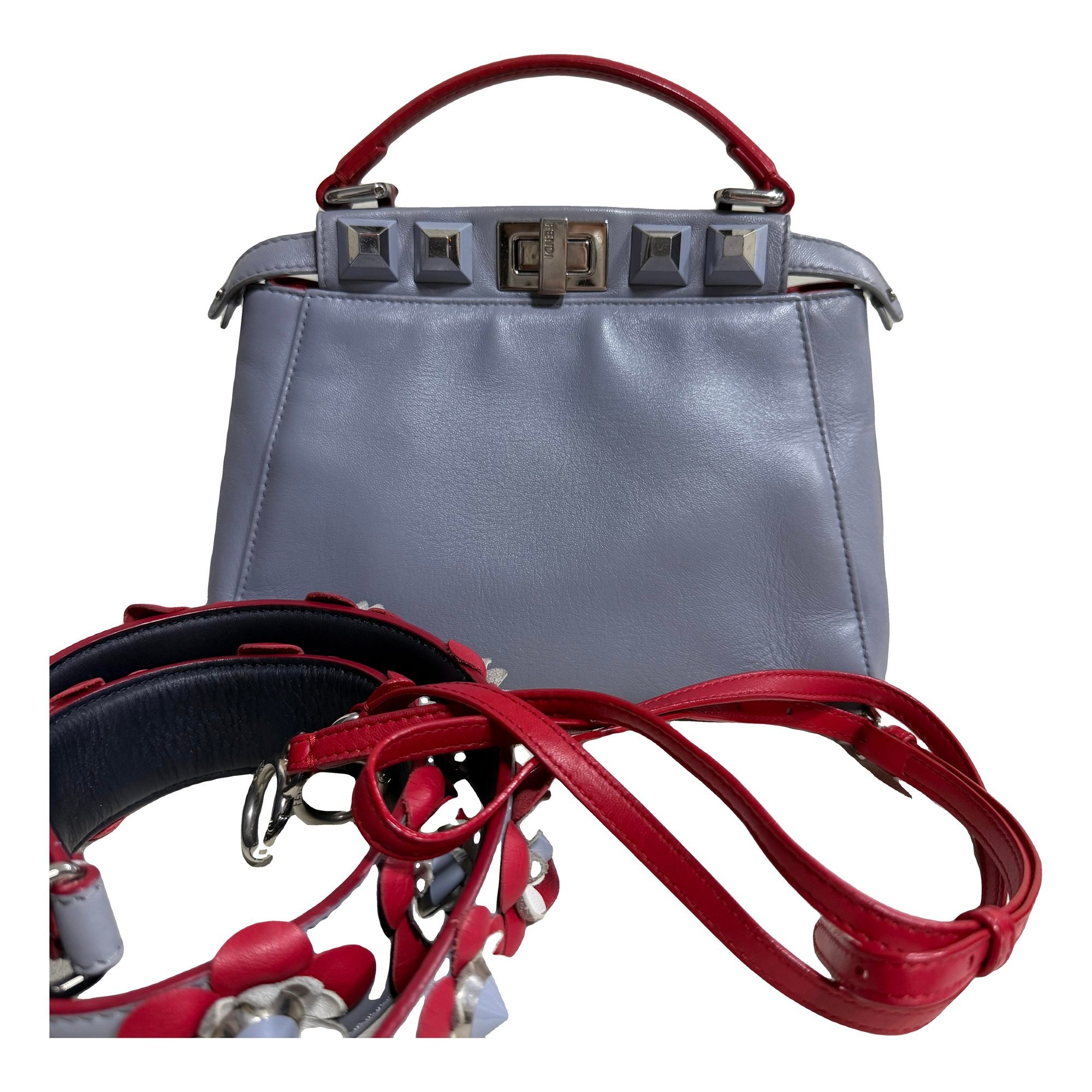 Peekaboo leather handbag