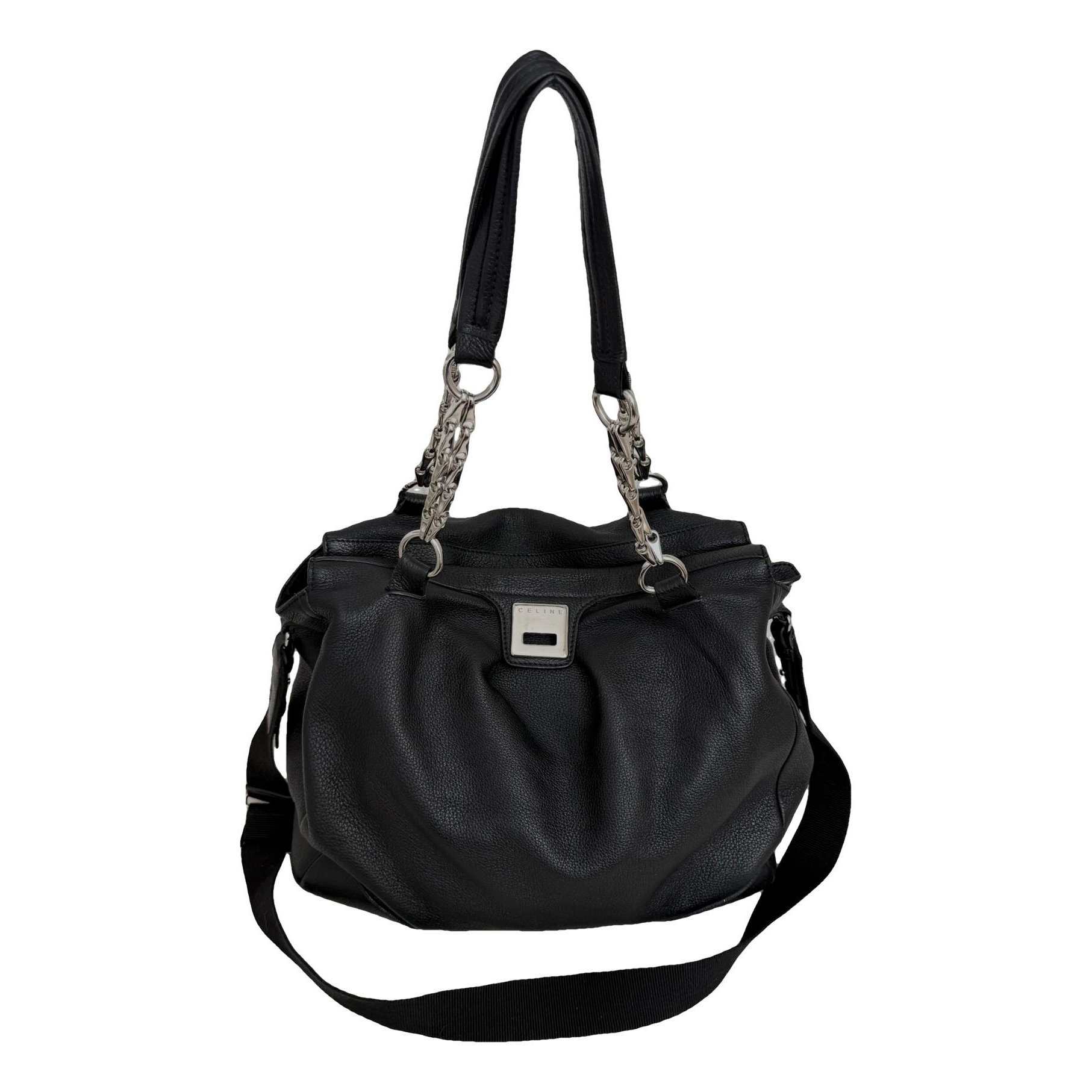 Leather tote