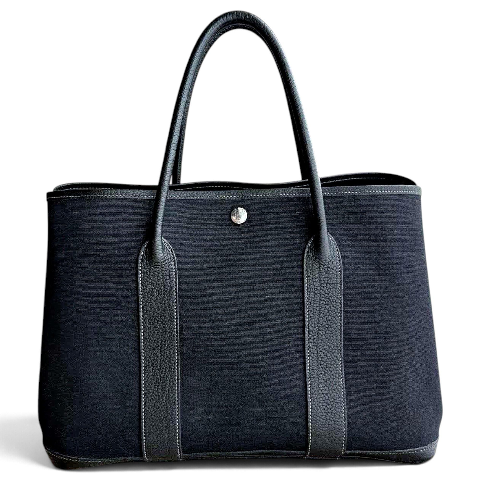 Hermes Garden Party 36 Handbag Noir 7944