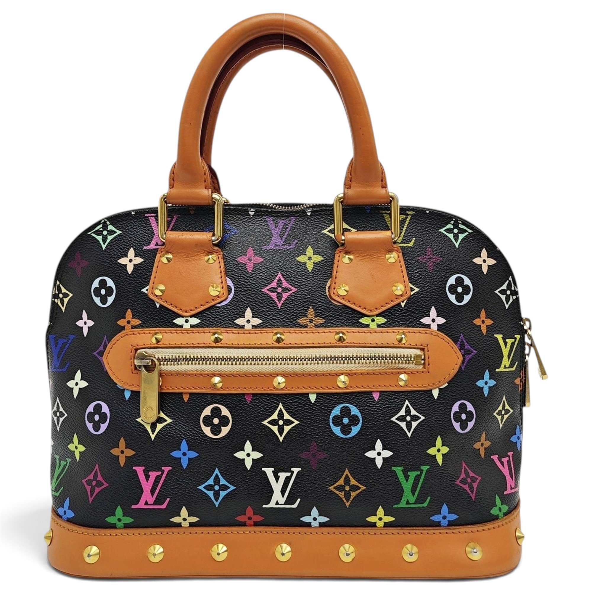 Alma leather handbag