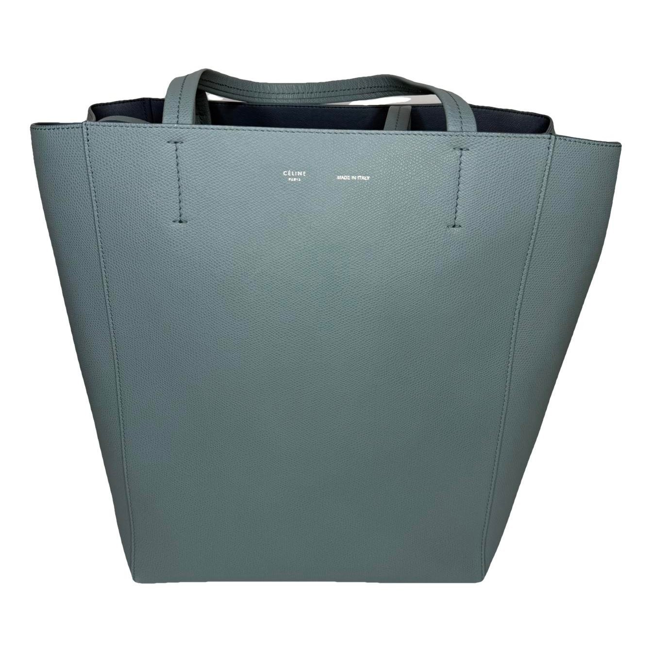 Cabas leather handbag