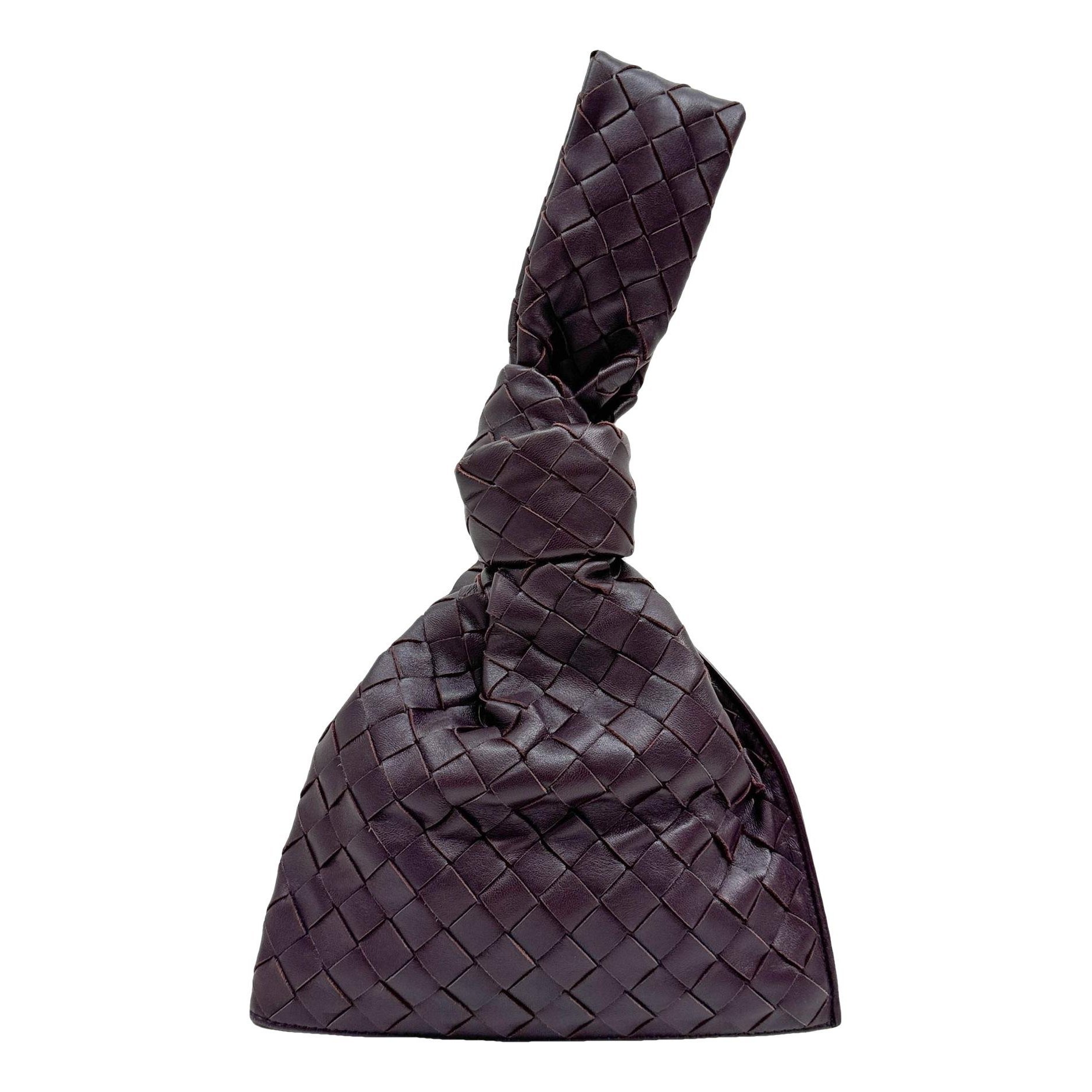 Twist leather mini bag