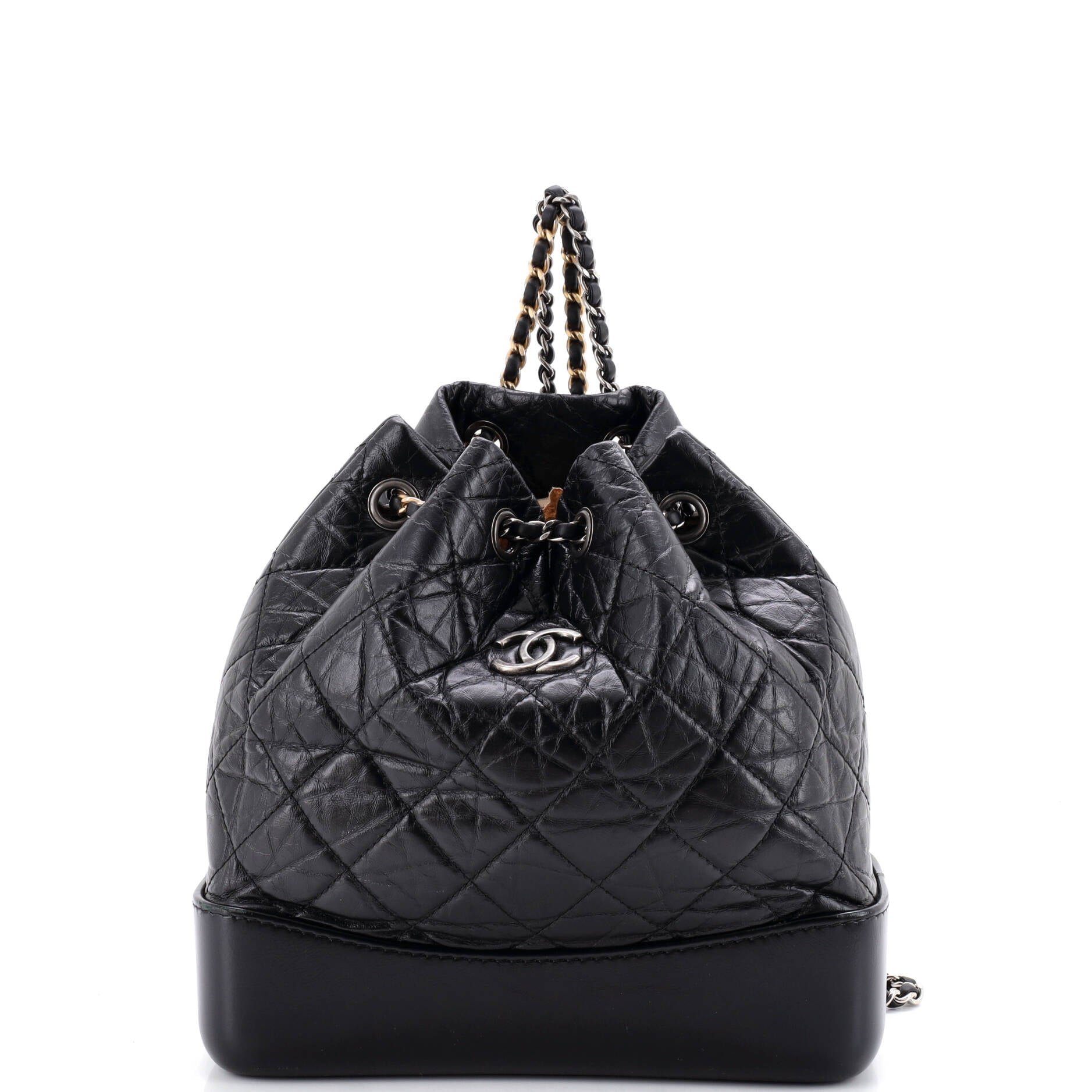 Gabrielle Backpack Quilted Aged Calfskin Small