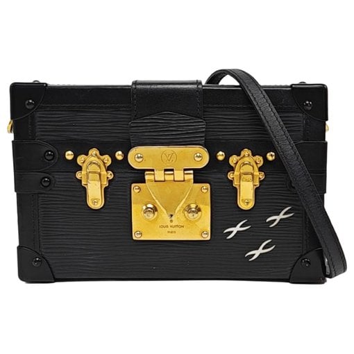 Petite Malle leather handbag