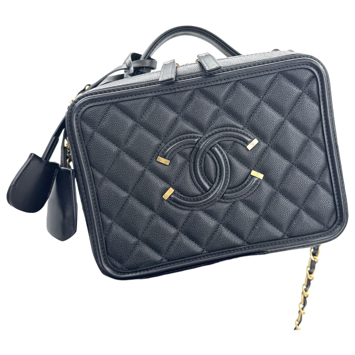 CC Filigree leather handbag