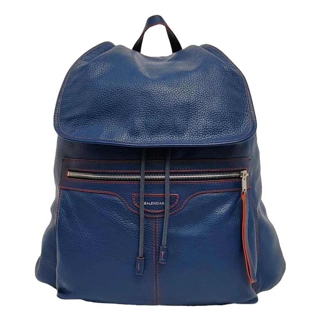 Leather backpack