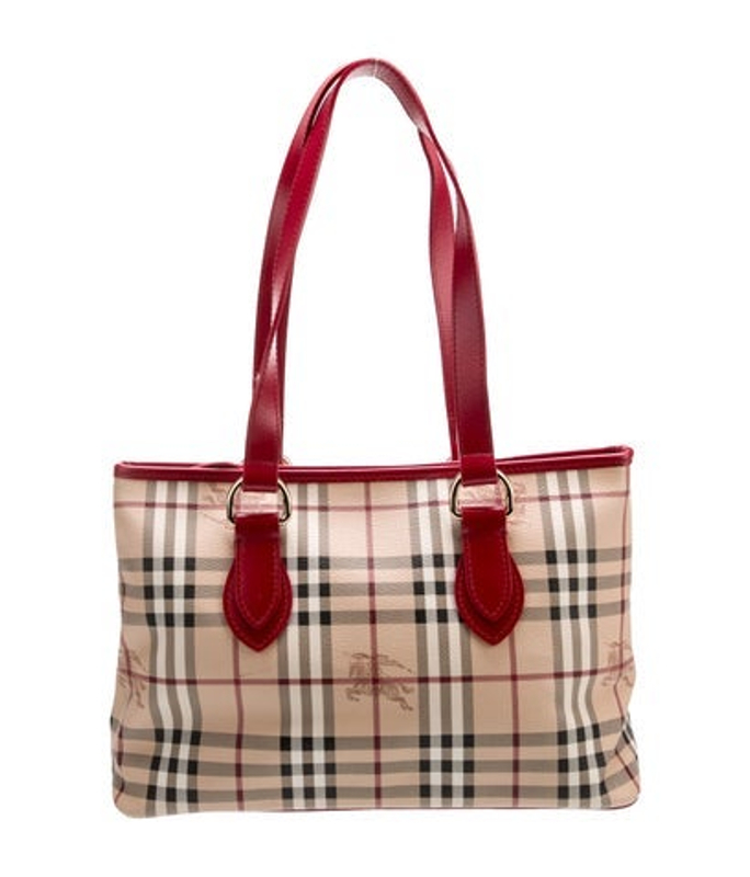 Burberry Haymarket Check Shoulder Bag