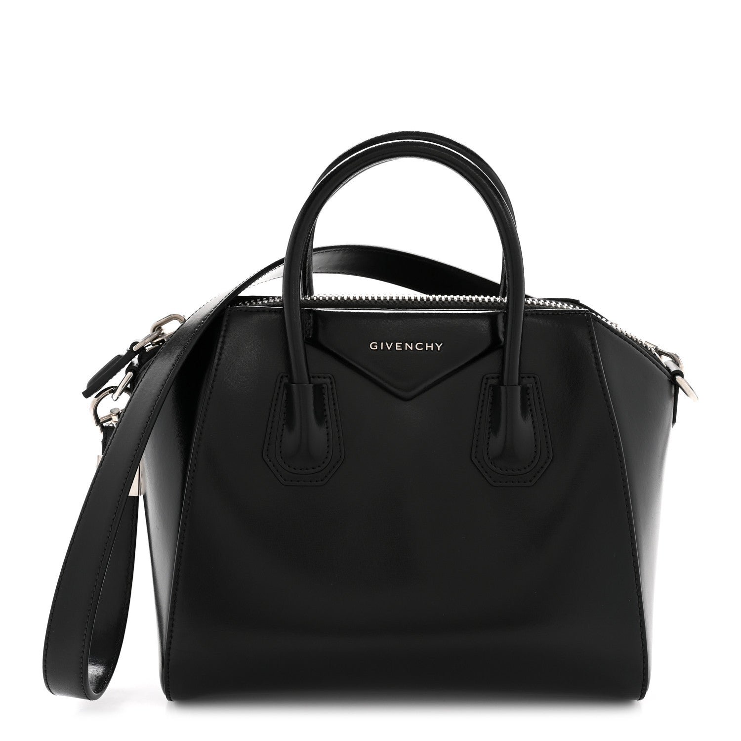 Givenchy Givenchy Shiny Lord Calfskin Small Antigona Black