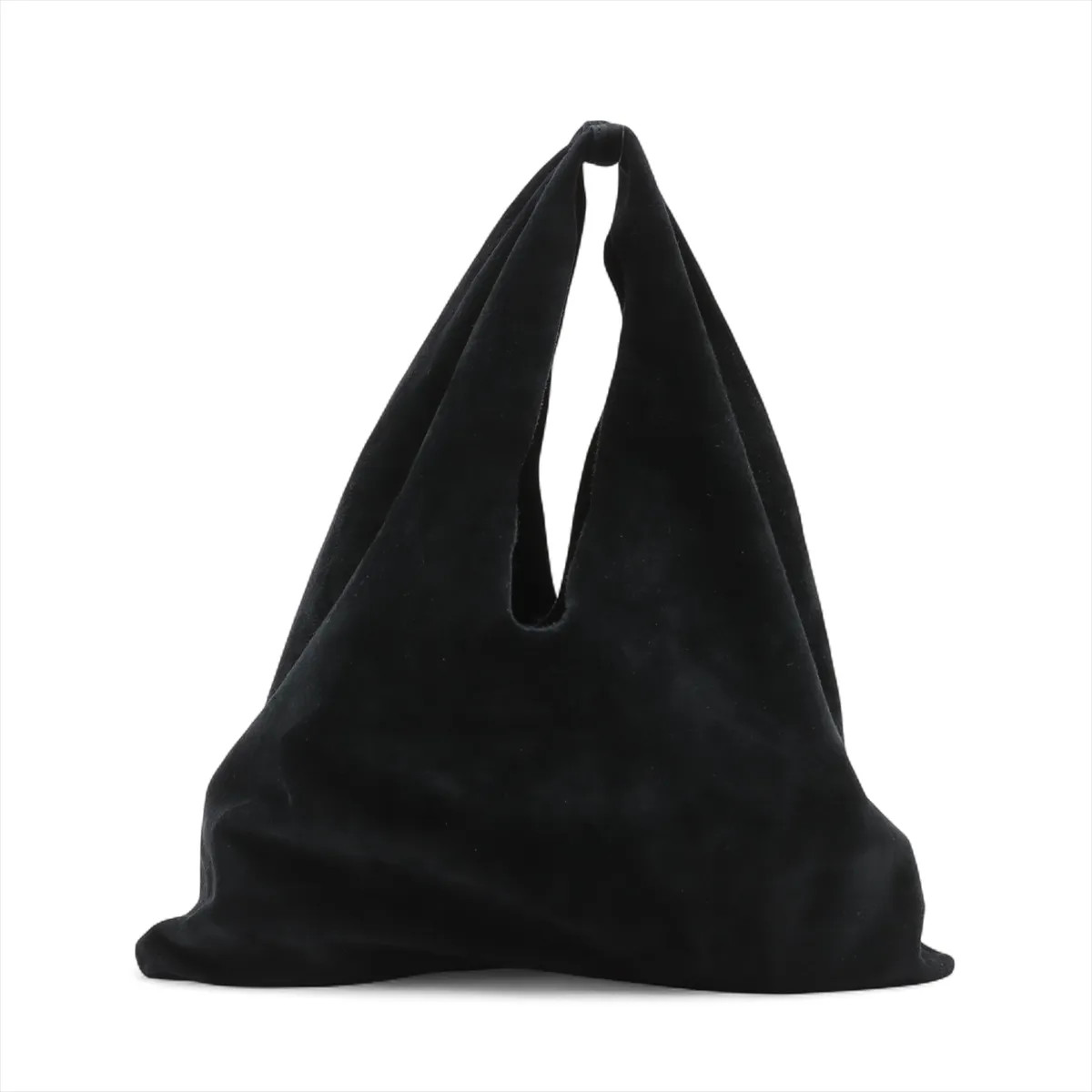 The Row bindles Small Suede Hand bag Black