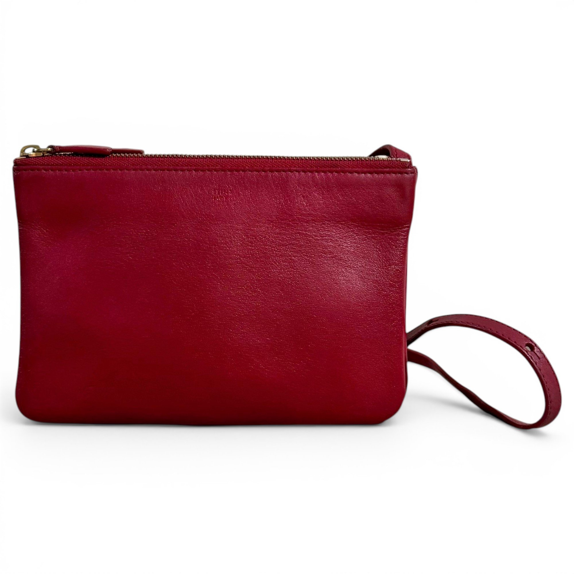 Trio leather crossbody bag