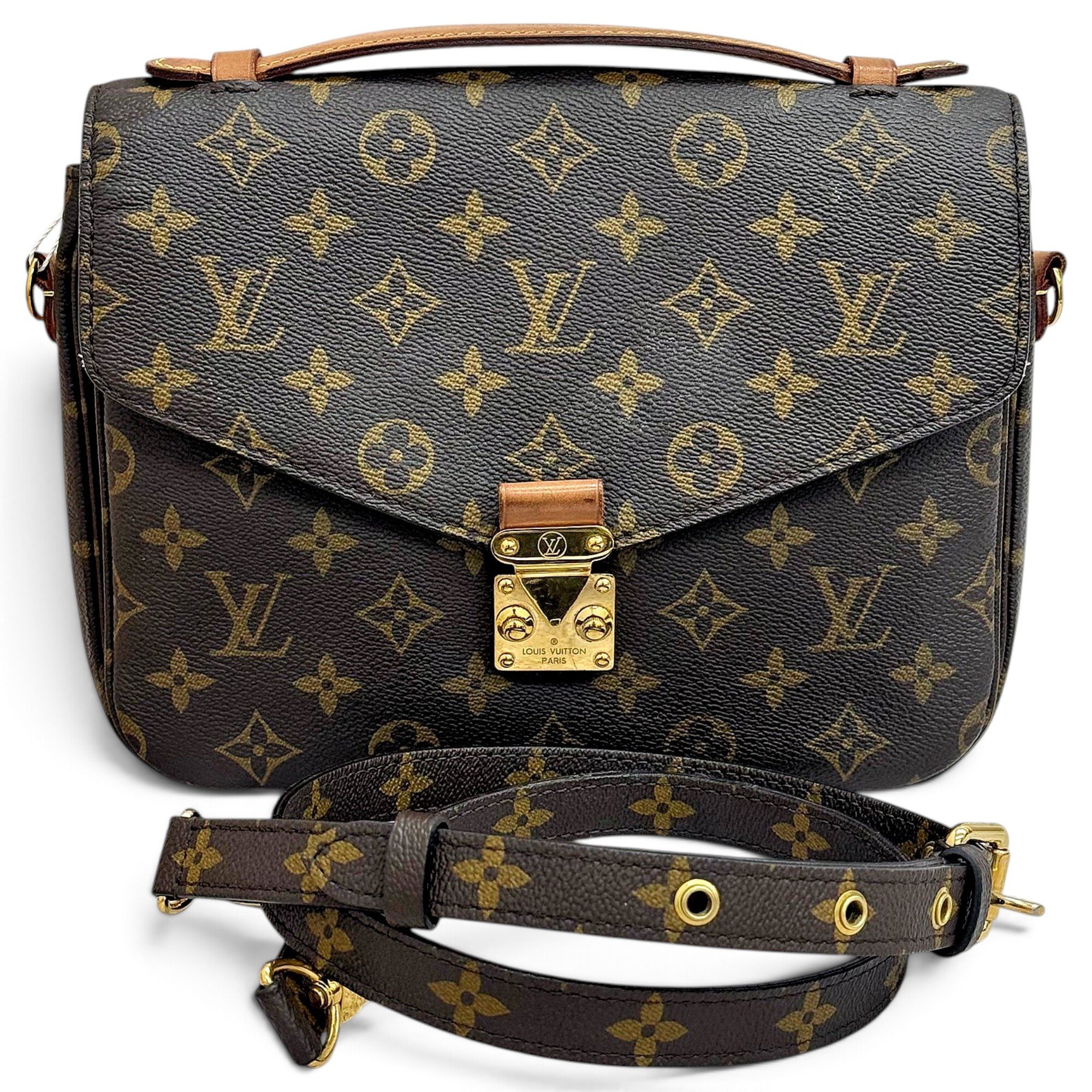 Metis leather handbag
