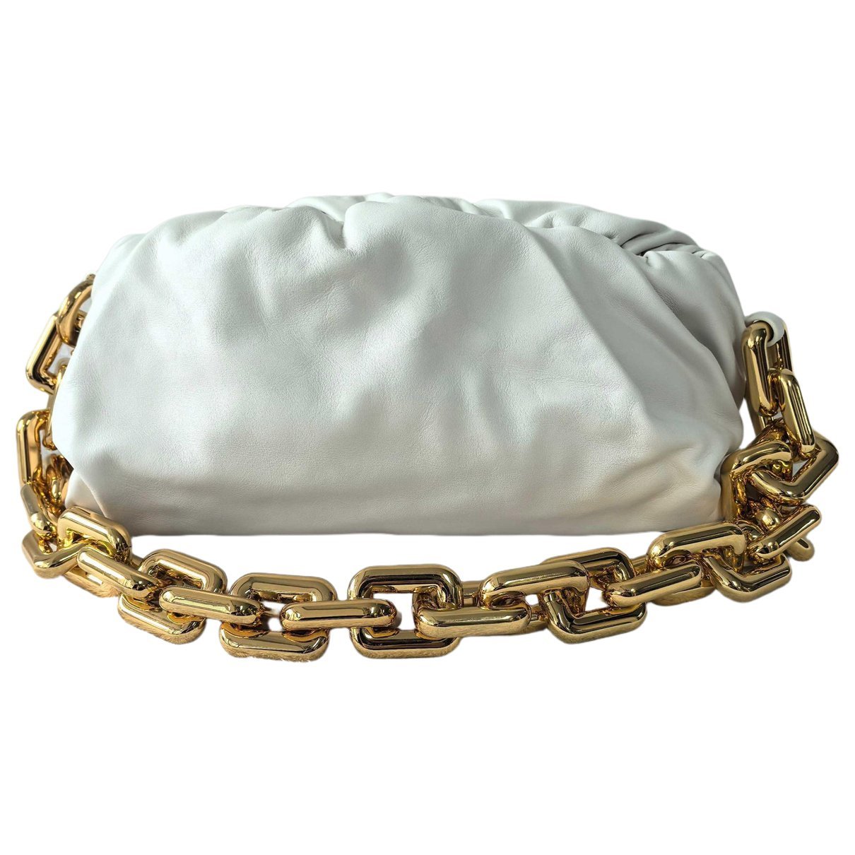 Chain Pouch leather handbag