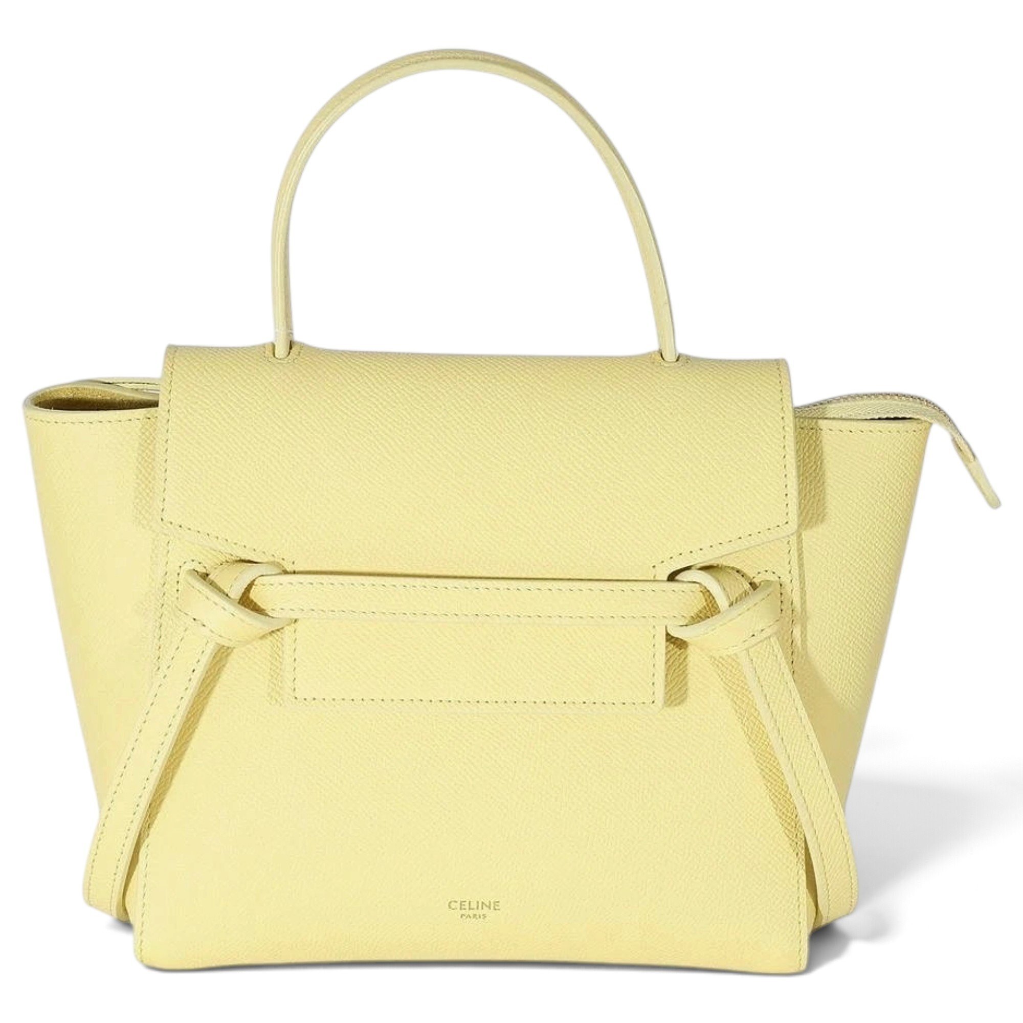 Belt leather crossbody bag