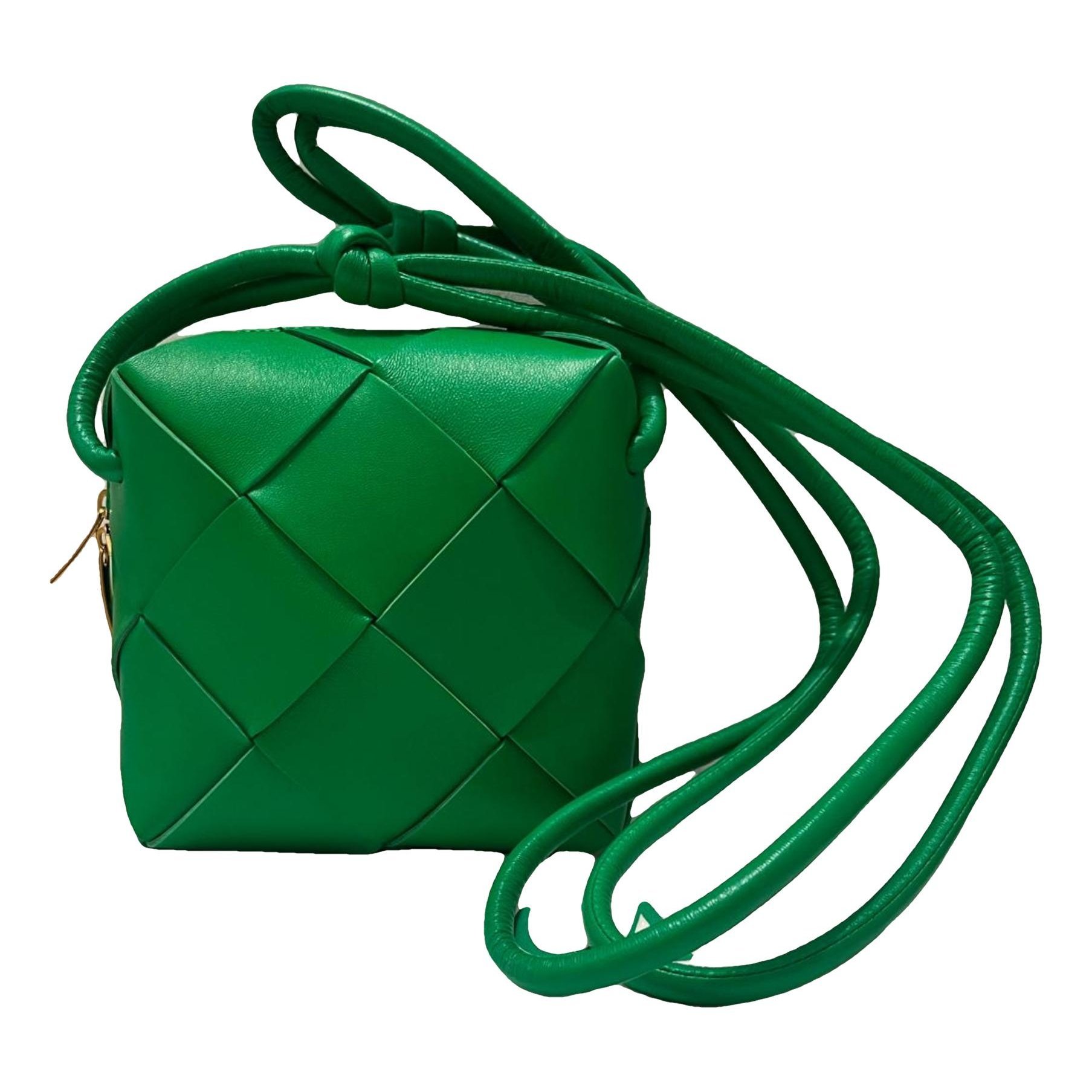 Cassette leather crossbody bag