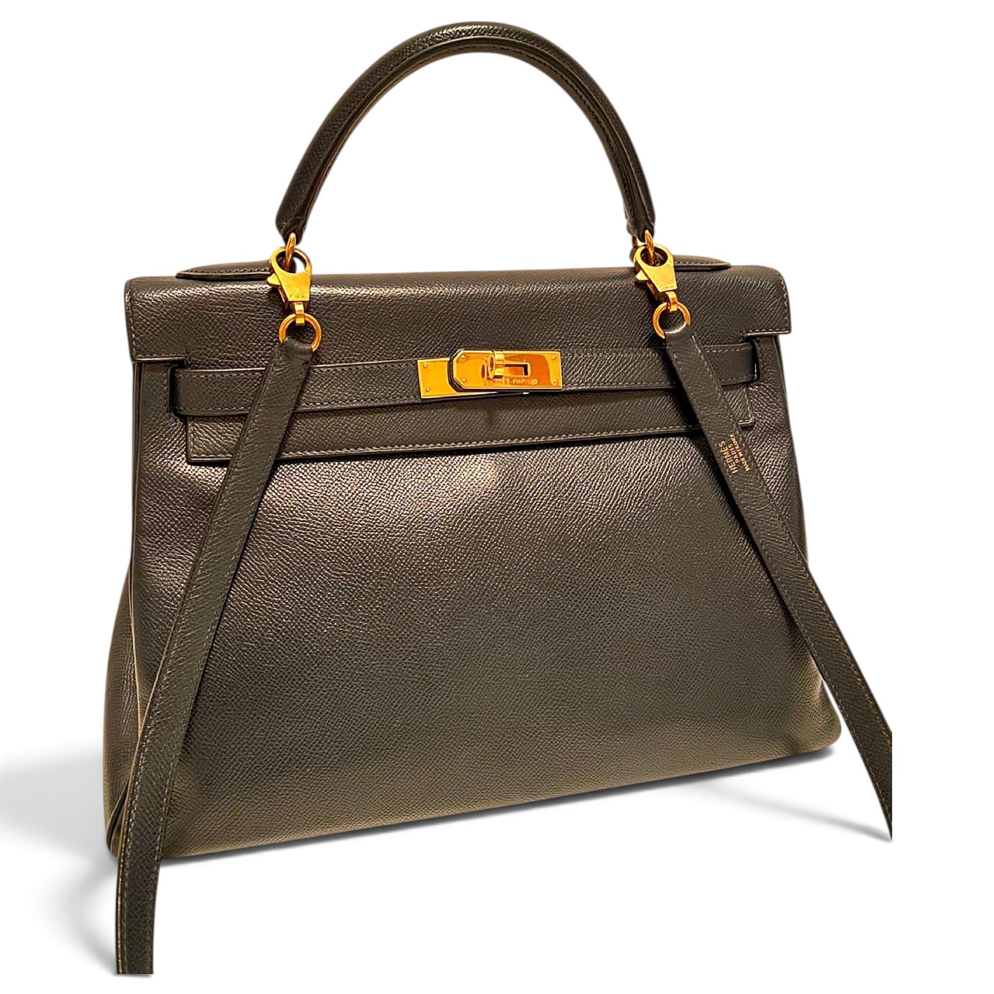 Kelly 32 leather handbag