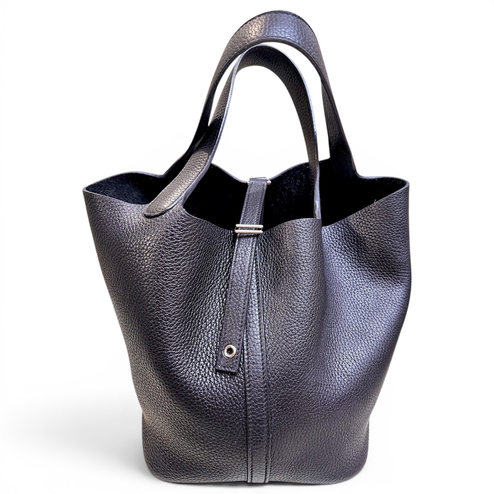 Picotin leather handbag