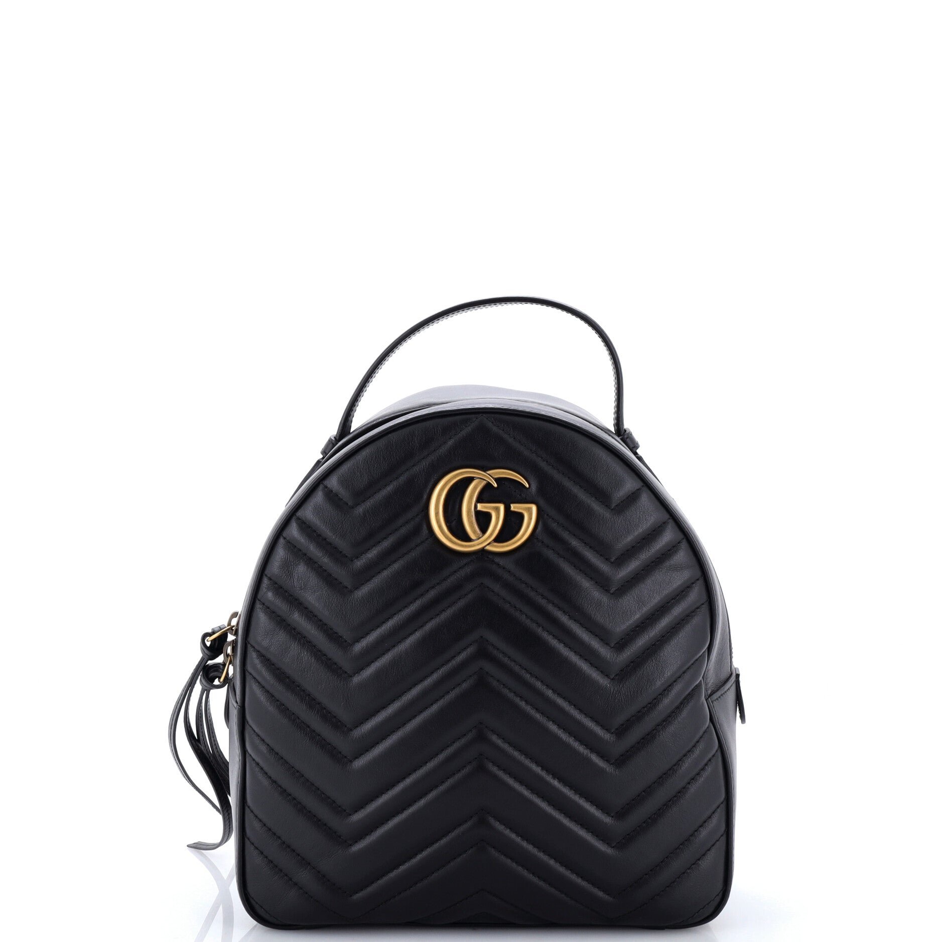 GG Marmont Backpack Matelasse Leather Small