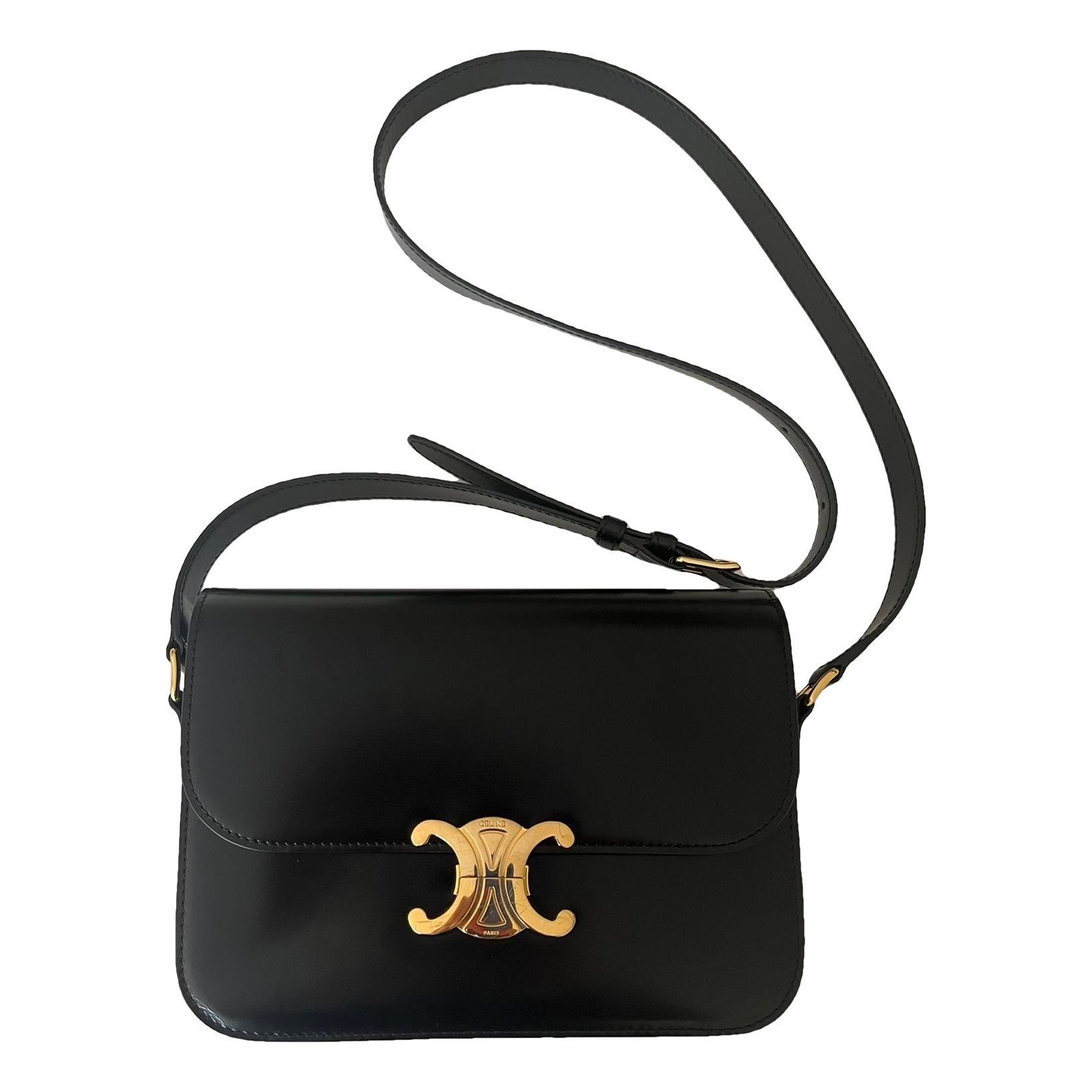 Triomphe leather handbag